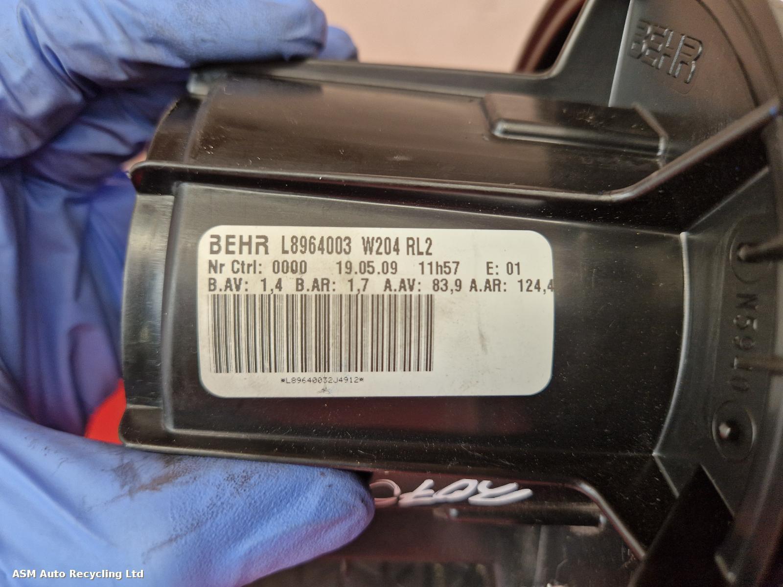 View Auto part Heater Motor/Assembly Mercedes E Class 2010