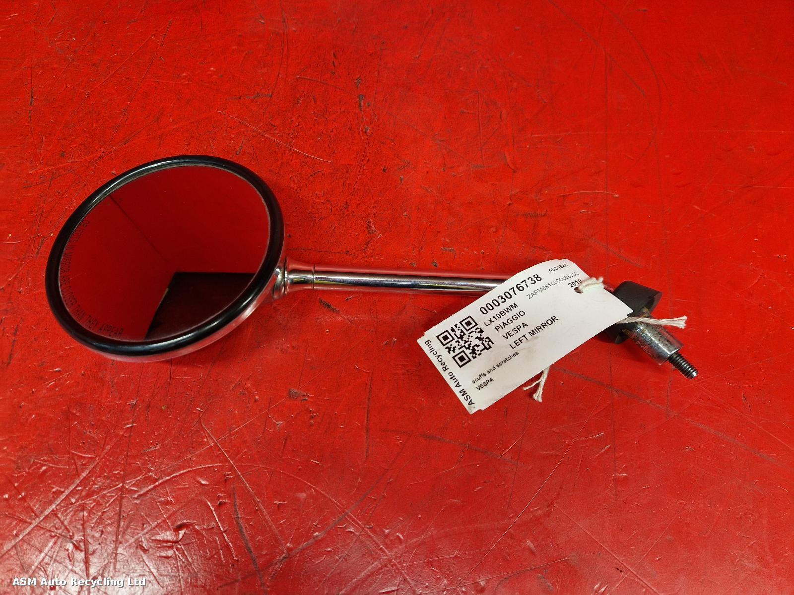 View Auto part Left Mirror Piaggio Vespa 2010