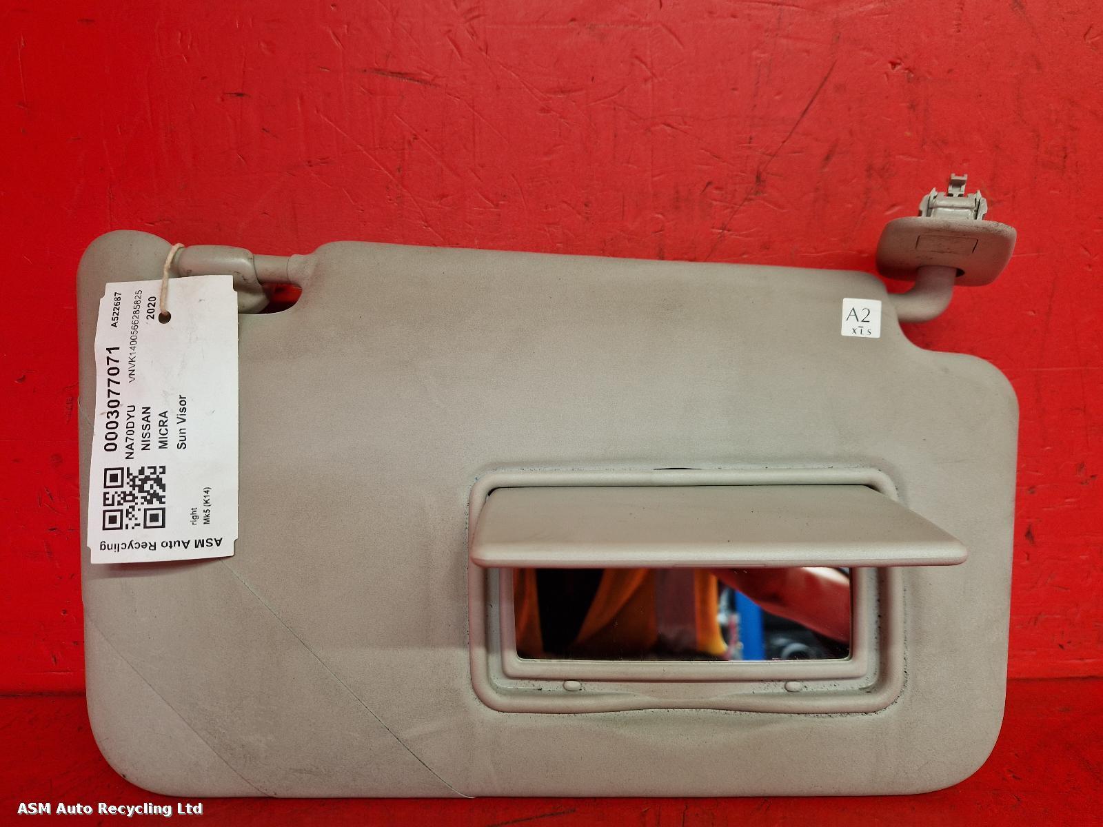 View Auto part Sun visor Nissan Micra 2020