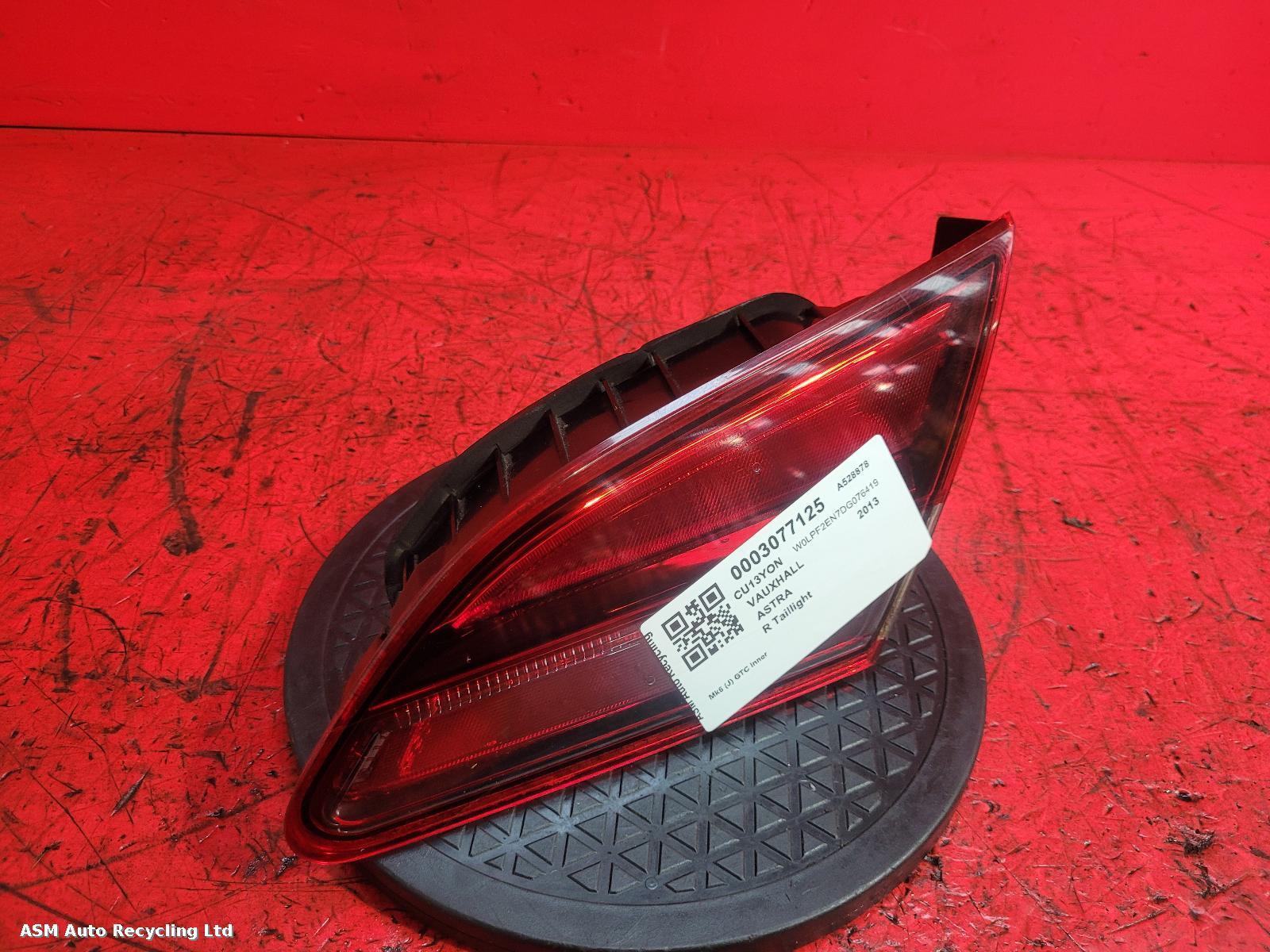 View Auto part R Taillight Vauxhall Astra 2013