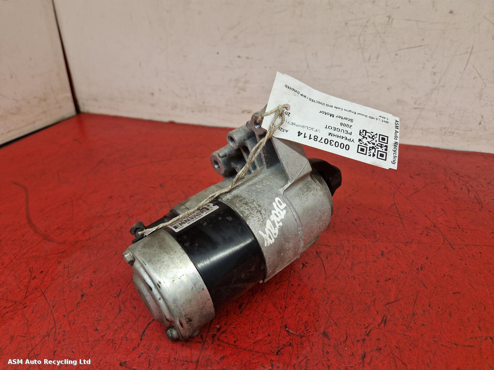 View Auto part Starter Motor Peugeot 2008 2014
