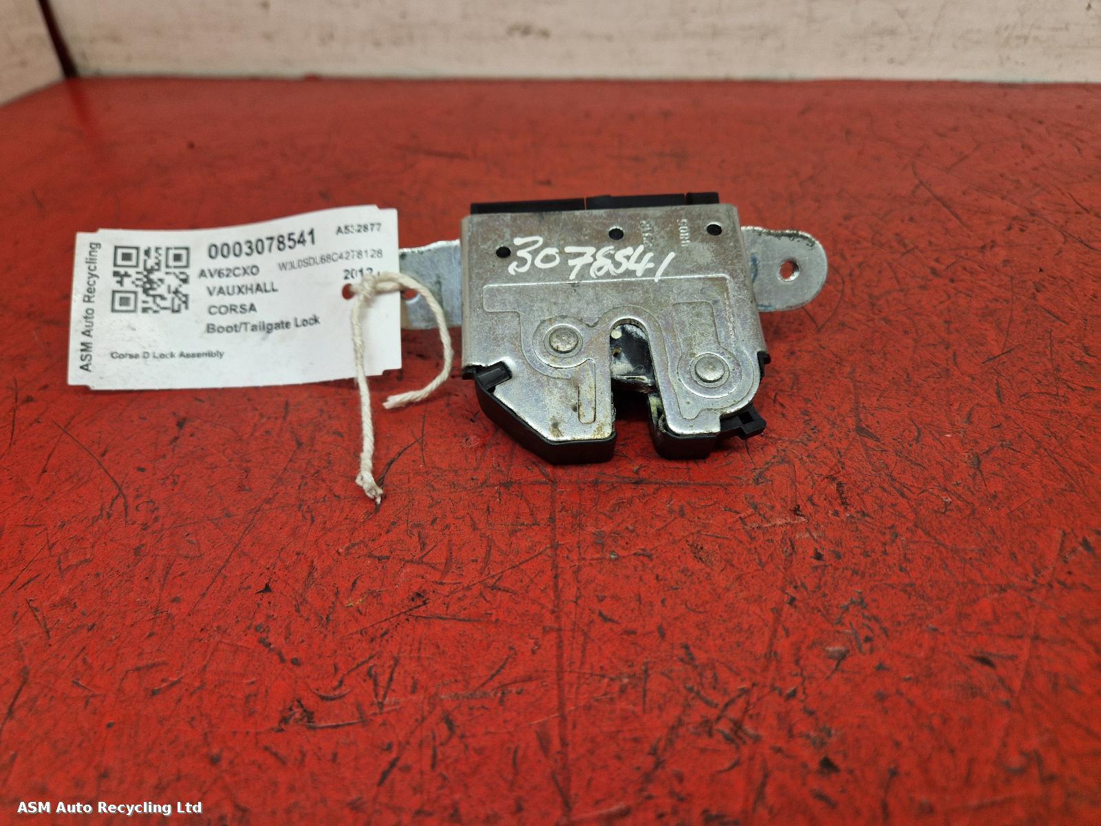 View Auto part Bootlid/Tailgate Lock Vauxhall Corsa 2012