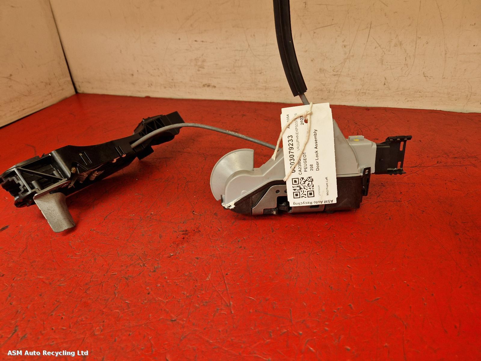 View Auto part Door Lock Assembly Peugeot 208 2023