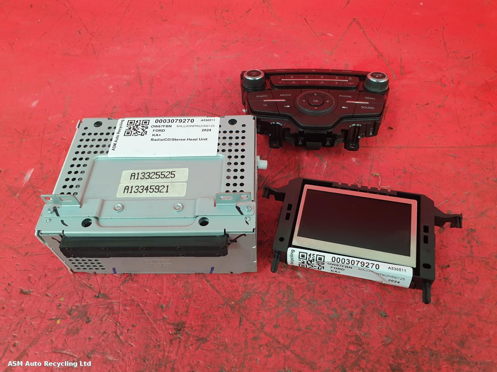 View Auto part A/V Equipment Ford Ka+ 2018