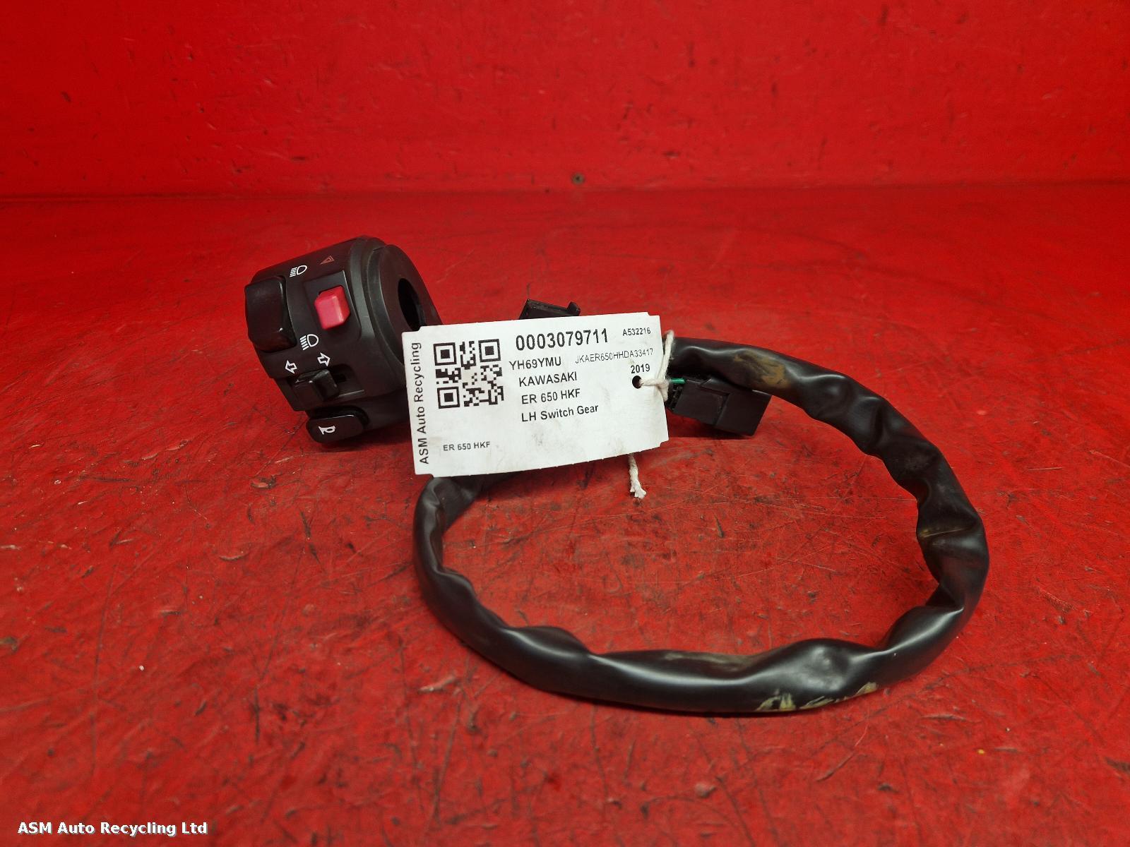 View Auto part LH Switch Gear Kawasaki Er 650 Hkf 2019