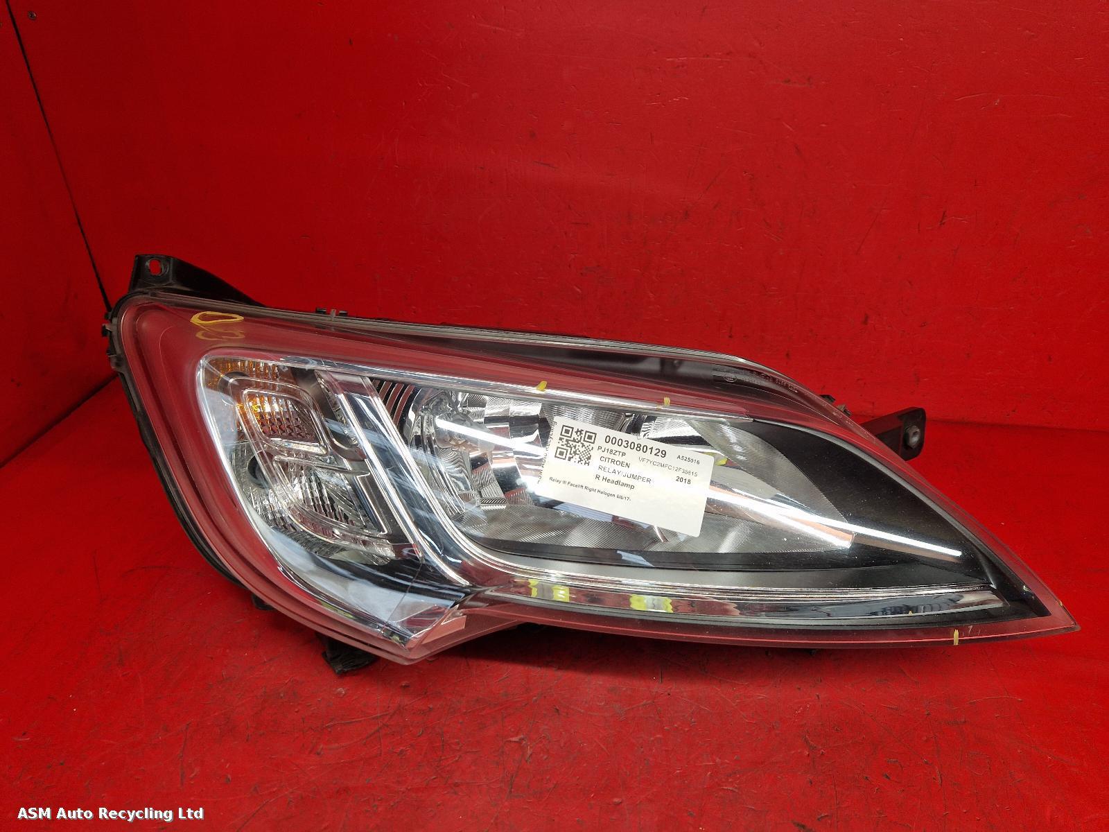 View Auto part R Headlamp Citroen Relay/jumper 2018