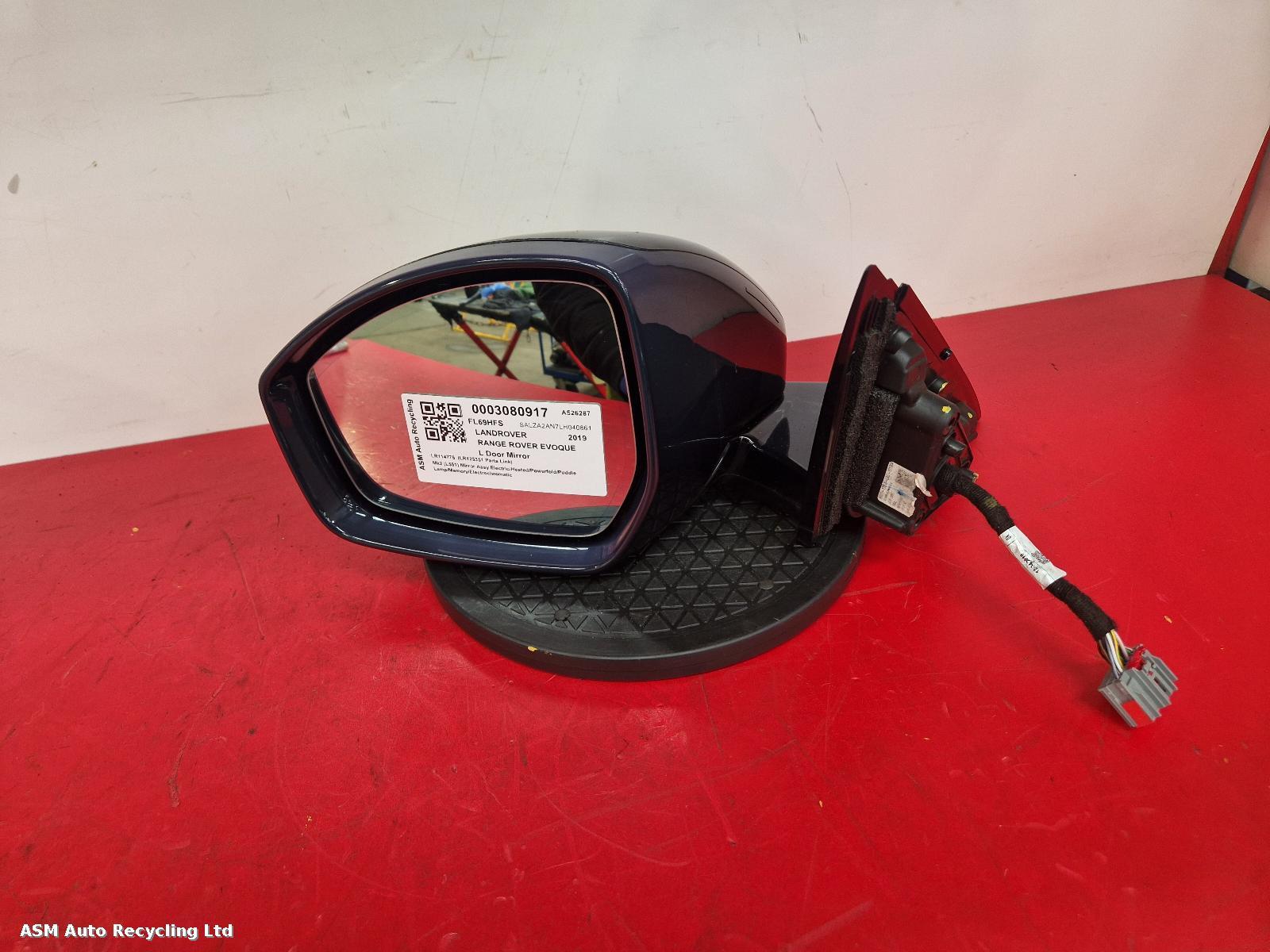 View Auto part L Door Mirror Land Rover Range Rover Evoque 2019
