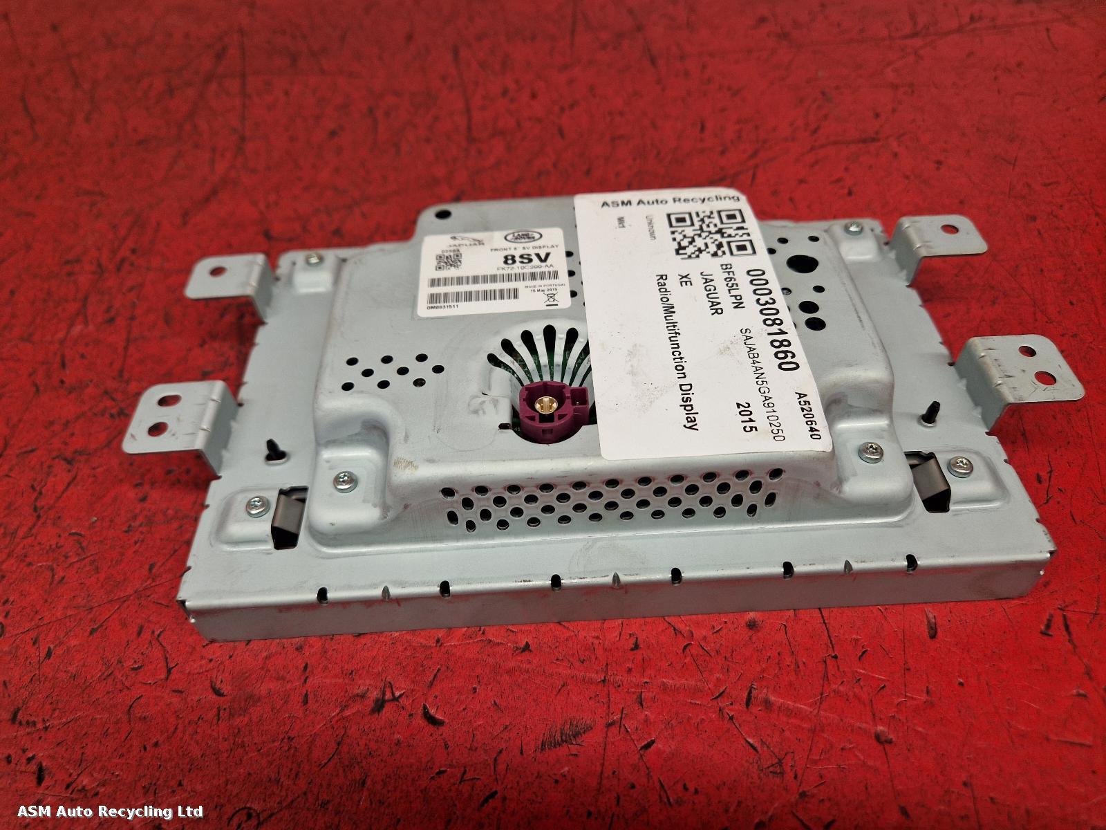 View Auto part Radio Display Jaguar Xe 2015