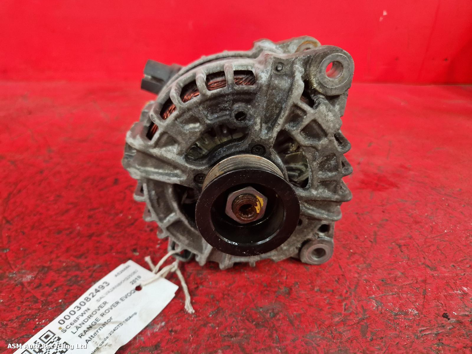 View Auto part Alternator Land Rover Range Rover Evoque 2019