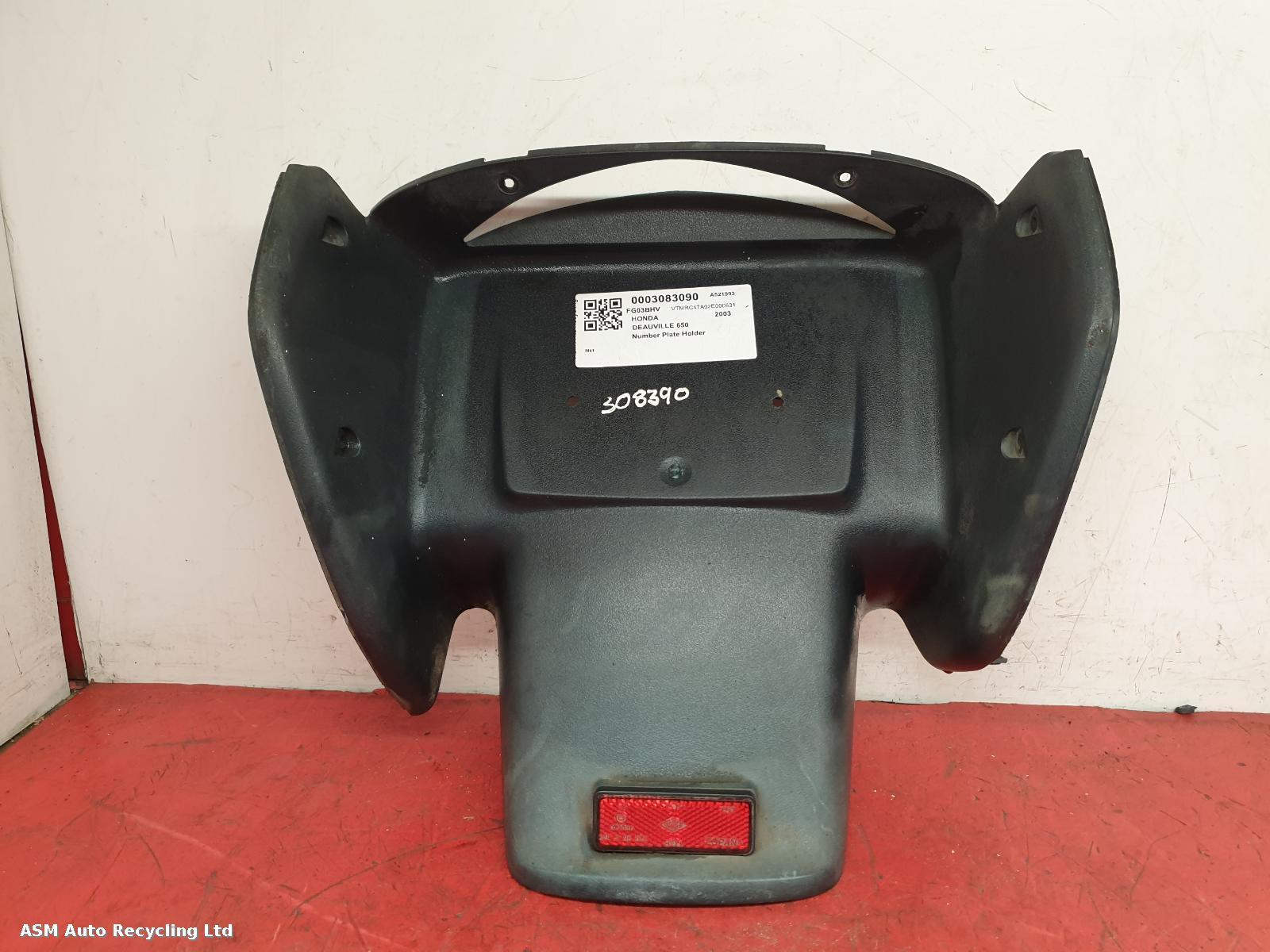 View Auto part Number Plate Holder Honda Deauville 650 2003