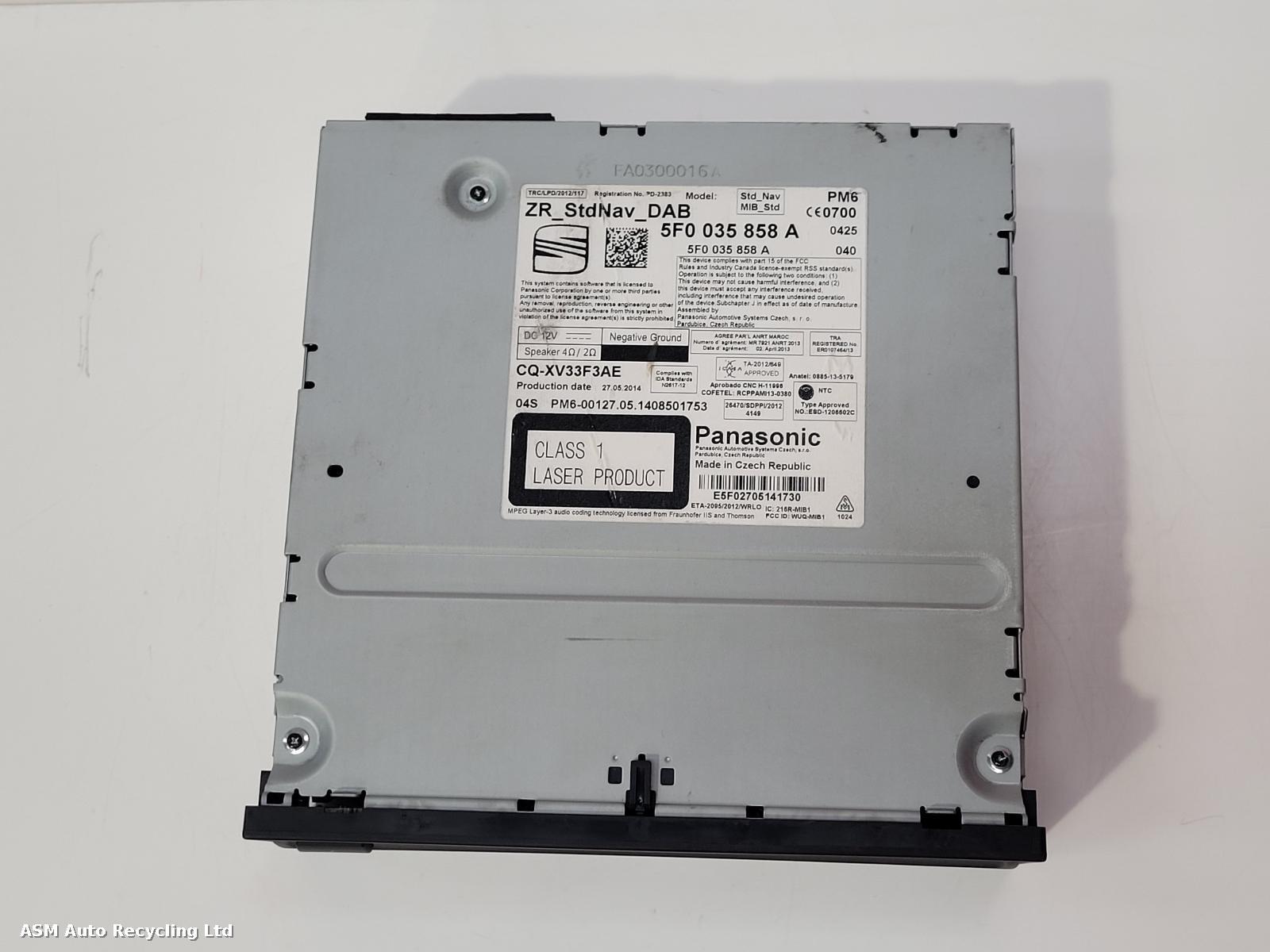 View Auto part CD Changer Seat Leon 2014