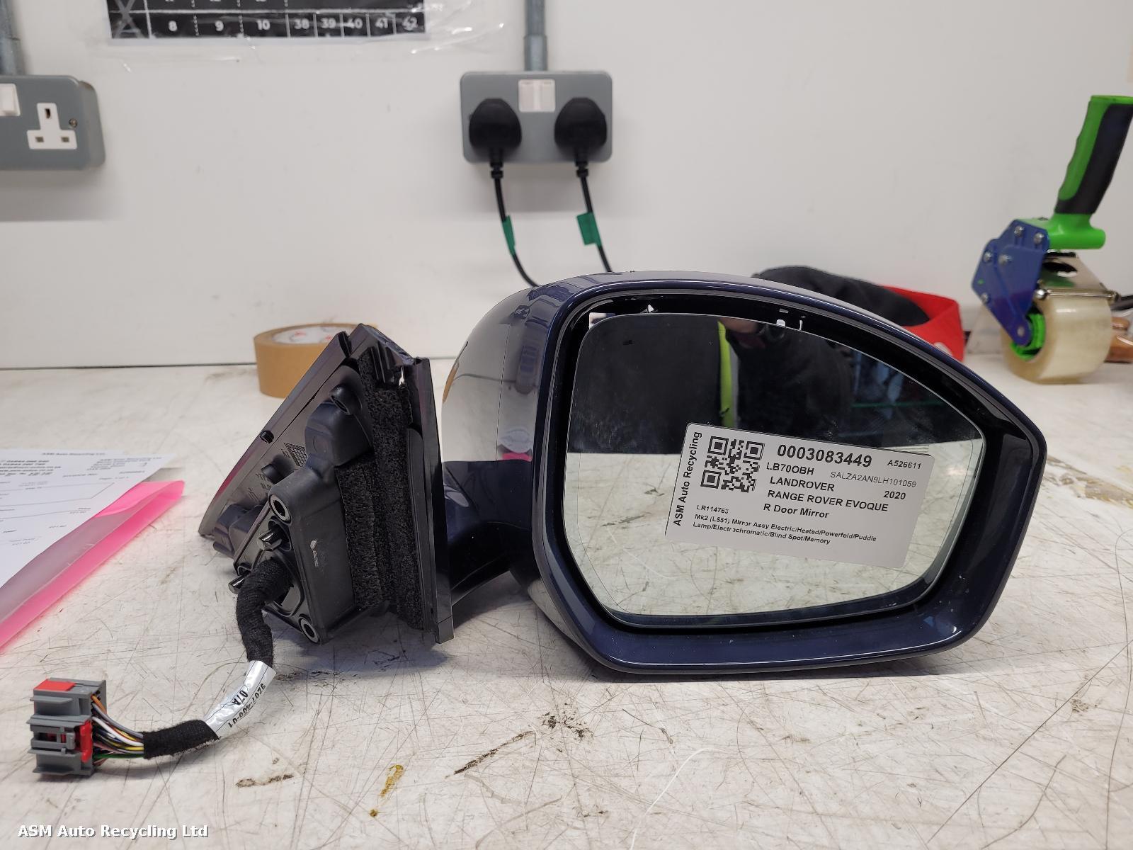 View Auto part R Door Mirror Land Rover Range Rover Evoque 2020