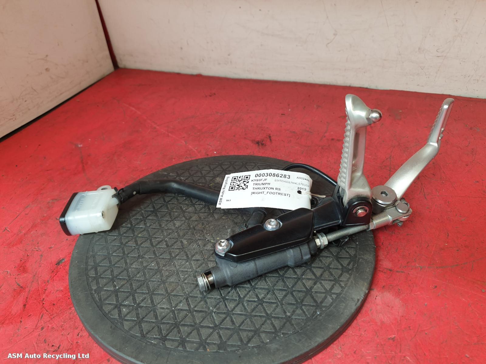 View Auto part Right Footrest Triumph Thruxton Rs 2019