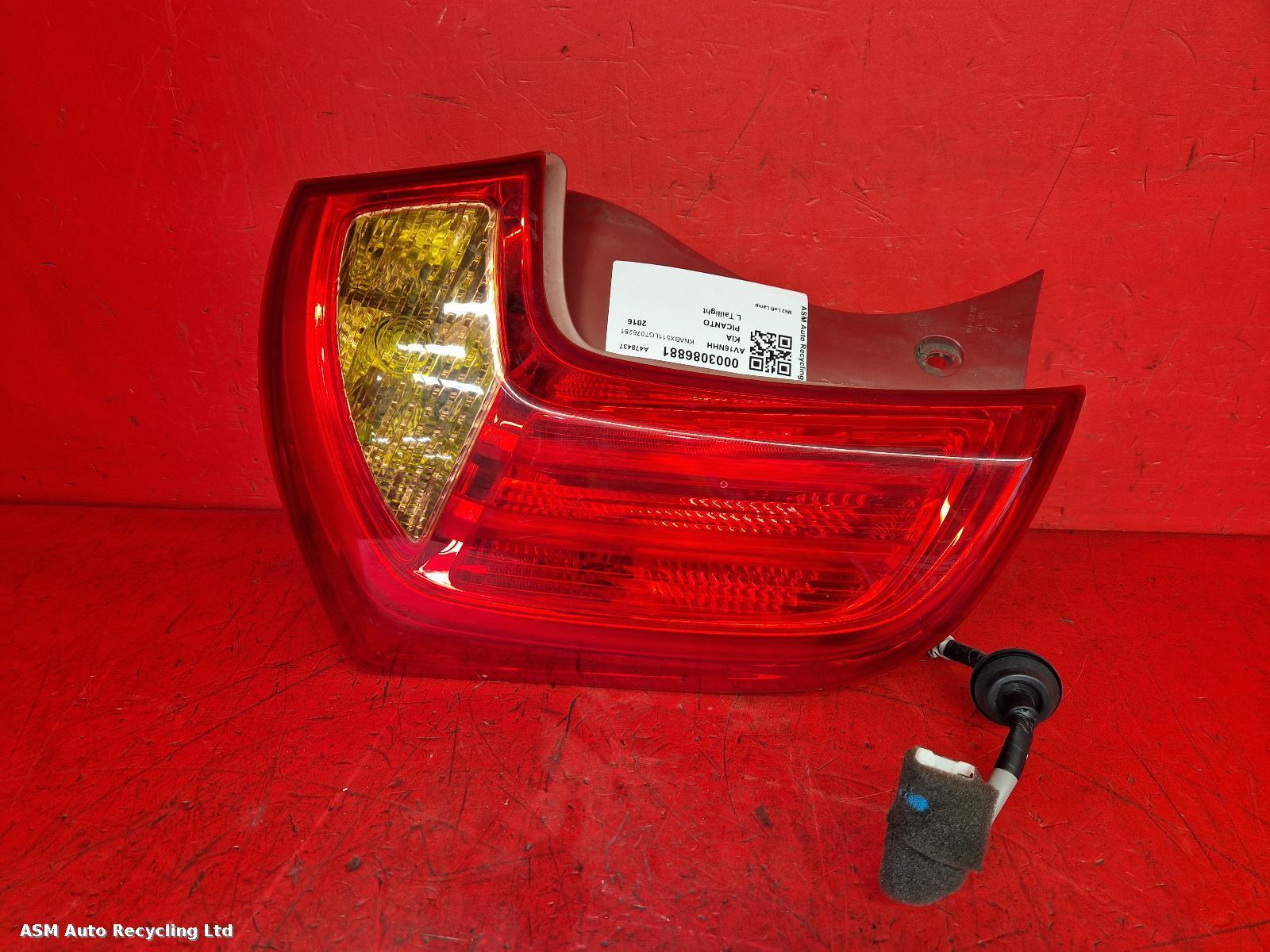 View Auto part L Taillight Kia Picanto 2016