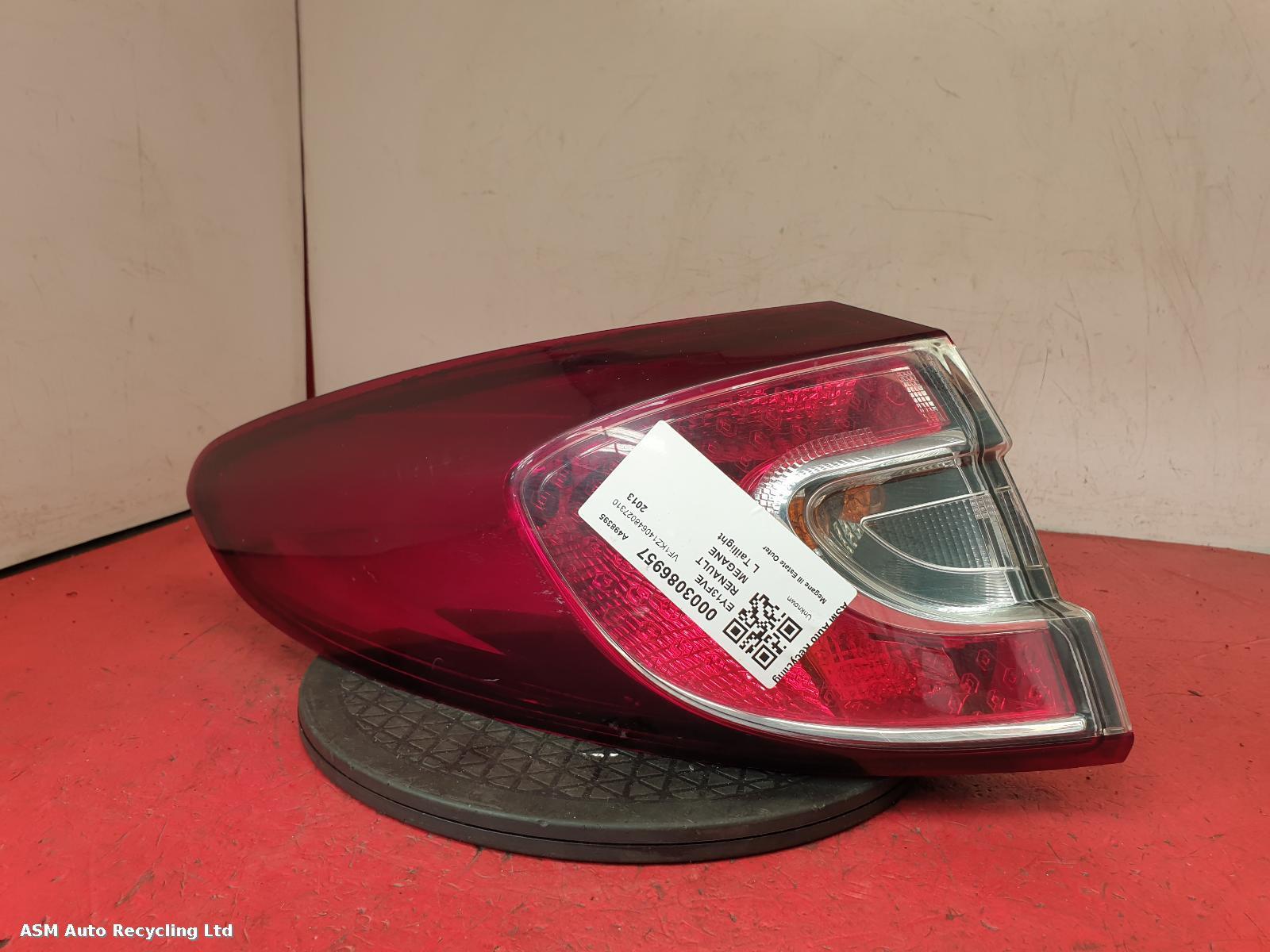 View Auto part L Taillight Renault Megane 2013