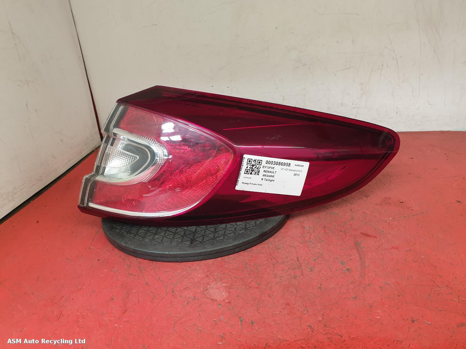 View Auto part R Taillight Renault Megane 2013