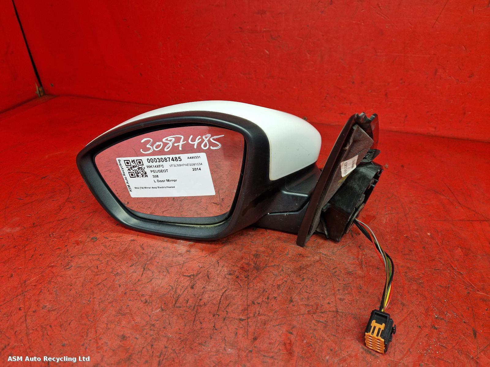 View Auto part L Door Mirror Peugeot 308 2014