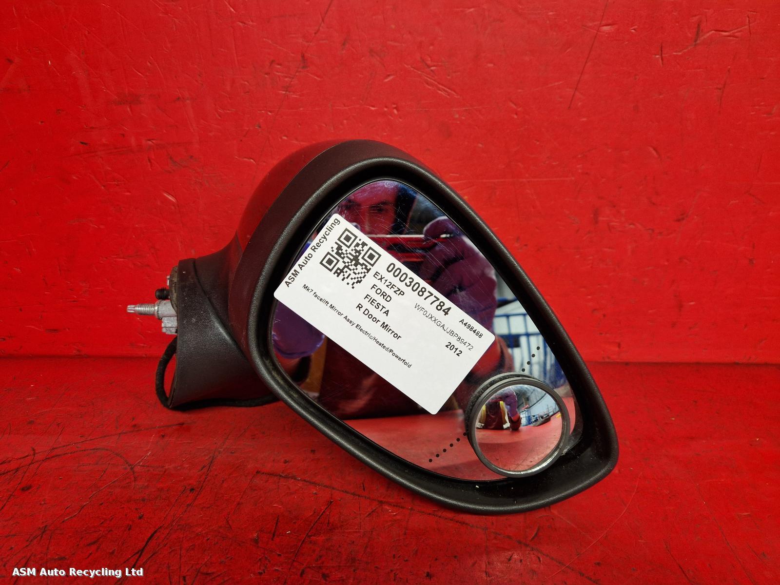 View Auto part R Door Mirror Ford Fiesta 2012