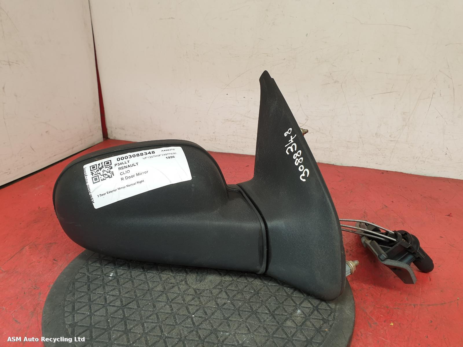 View Auto part R Door Mirror Renault Clio 1996