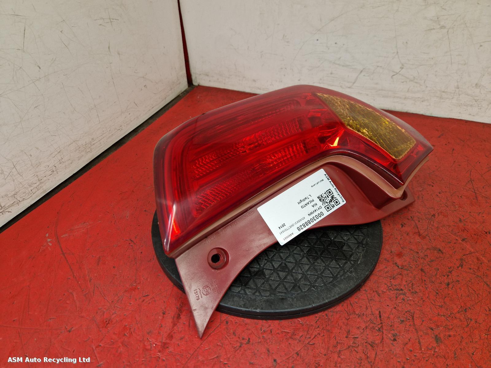 View Auto part L Taillight Kia Picanto 2014
