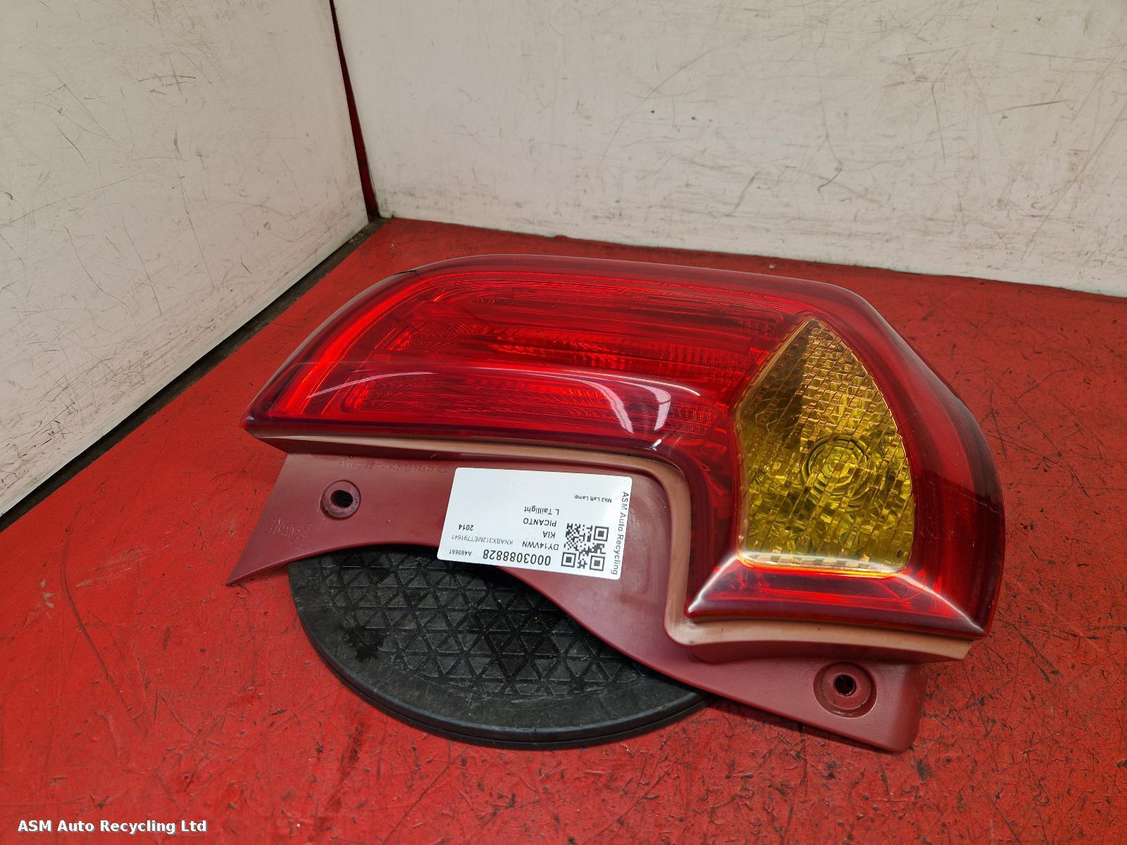 View Auto part L Taillight Kia Picanto 2014