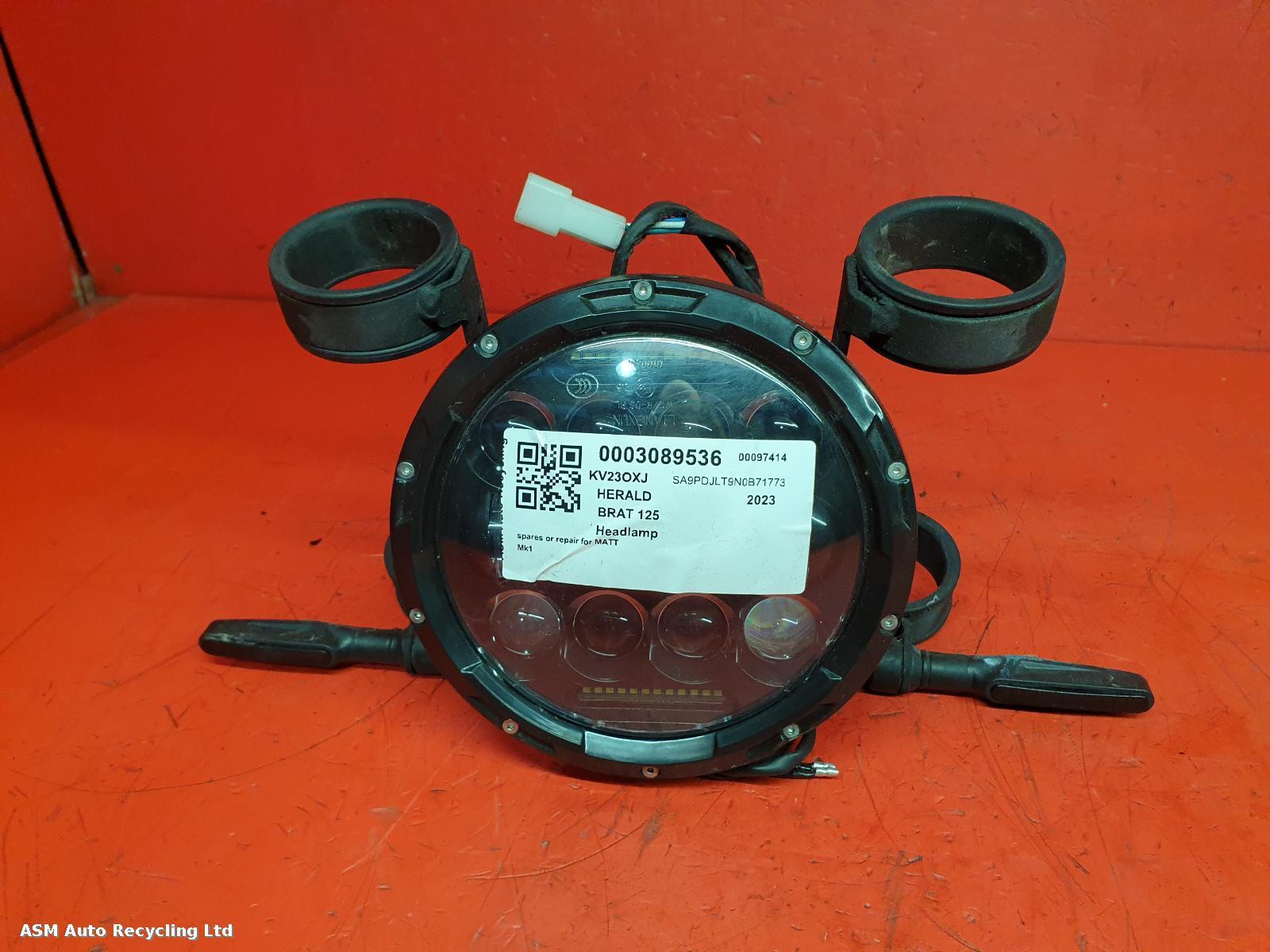View Auto part Headlamp Herald Brat 125 2023