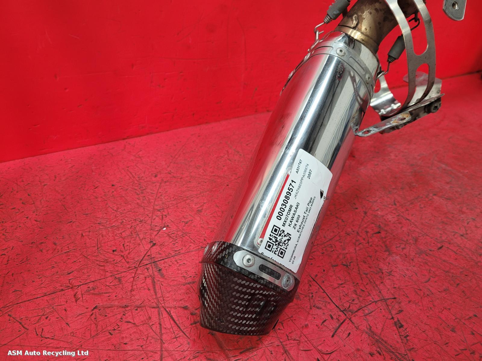 View Auto part Tail Pipe Kawasaki Zx 600 2007