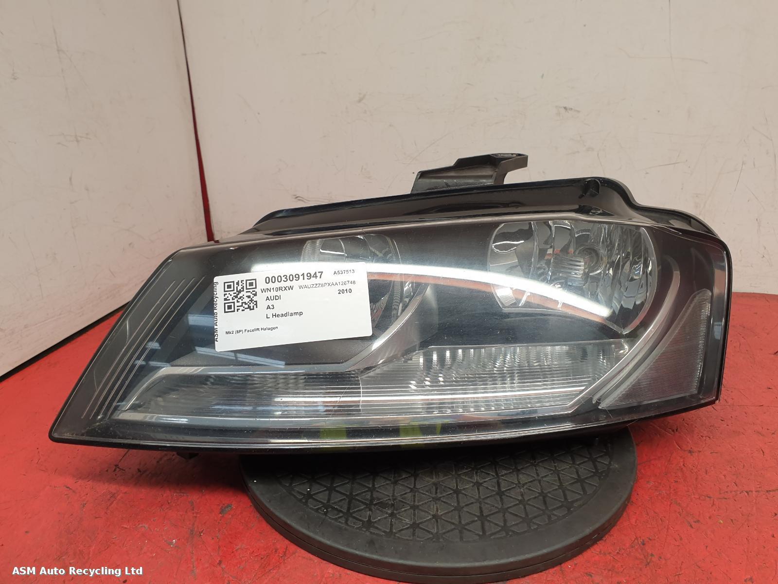 View Auto part L Headlamp Audi A3 2010
