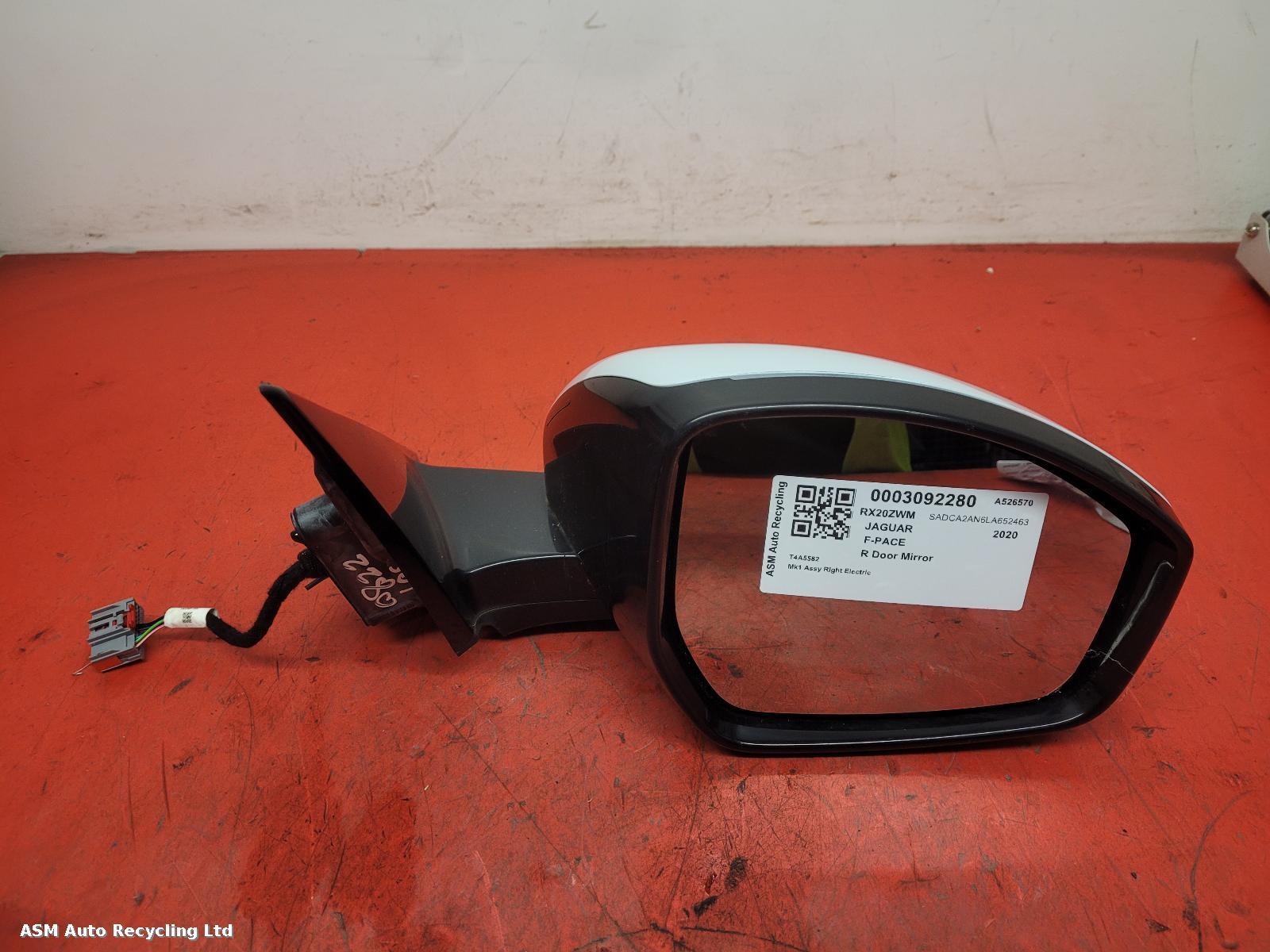 View Auto part R Door Mirror Jaguar F-pace 2020