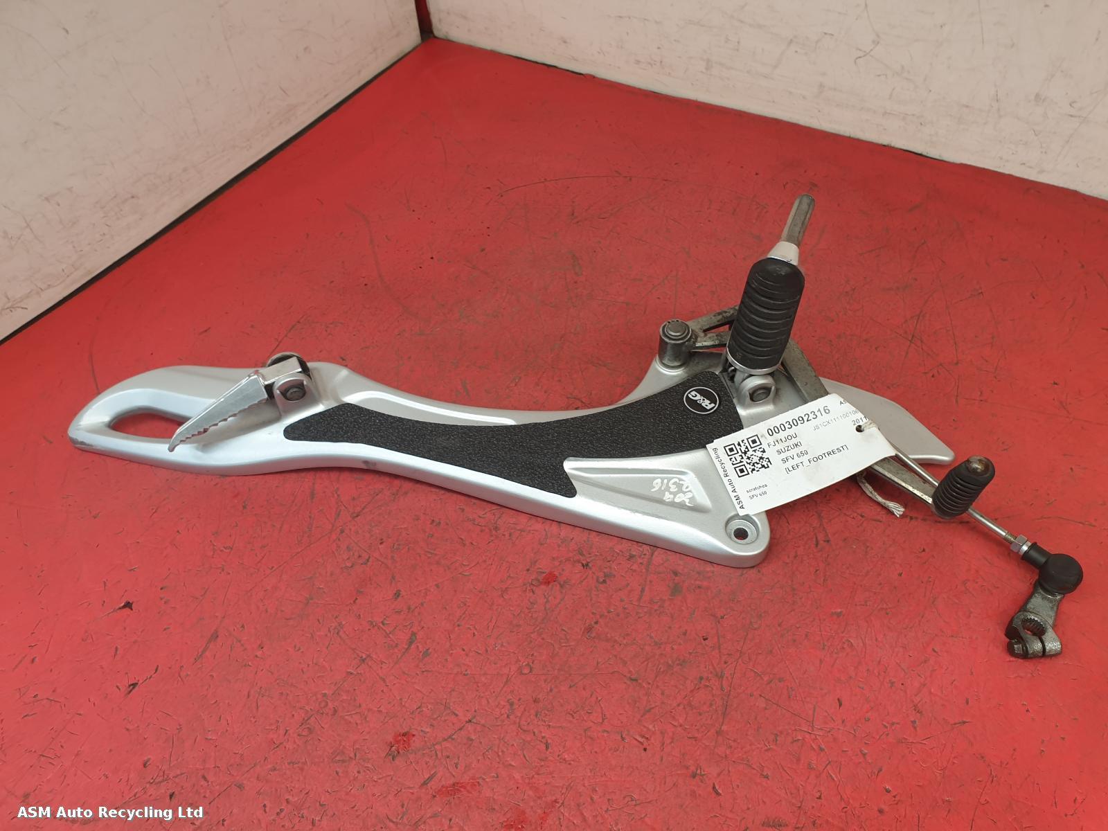 View Auto part Left Footrest Suzuki Sfv 650 2011