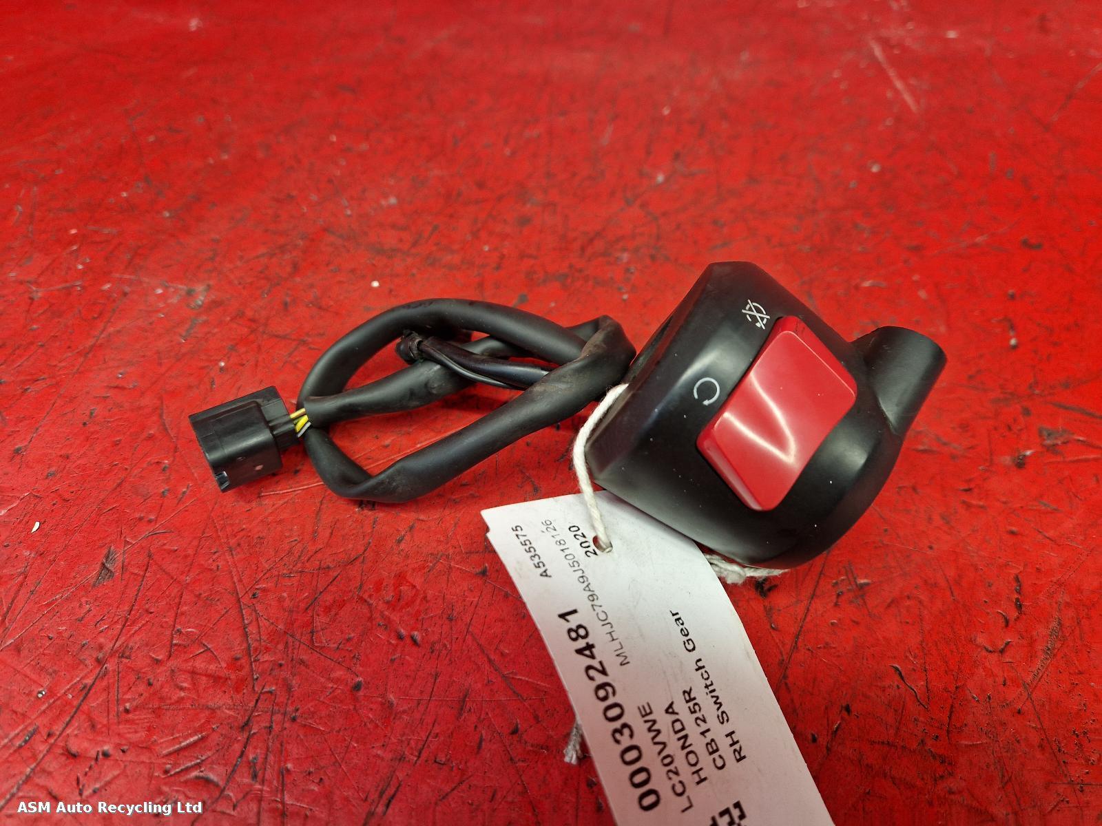View Auto part RH Switch Gear Honda Cb125r 2020