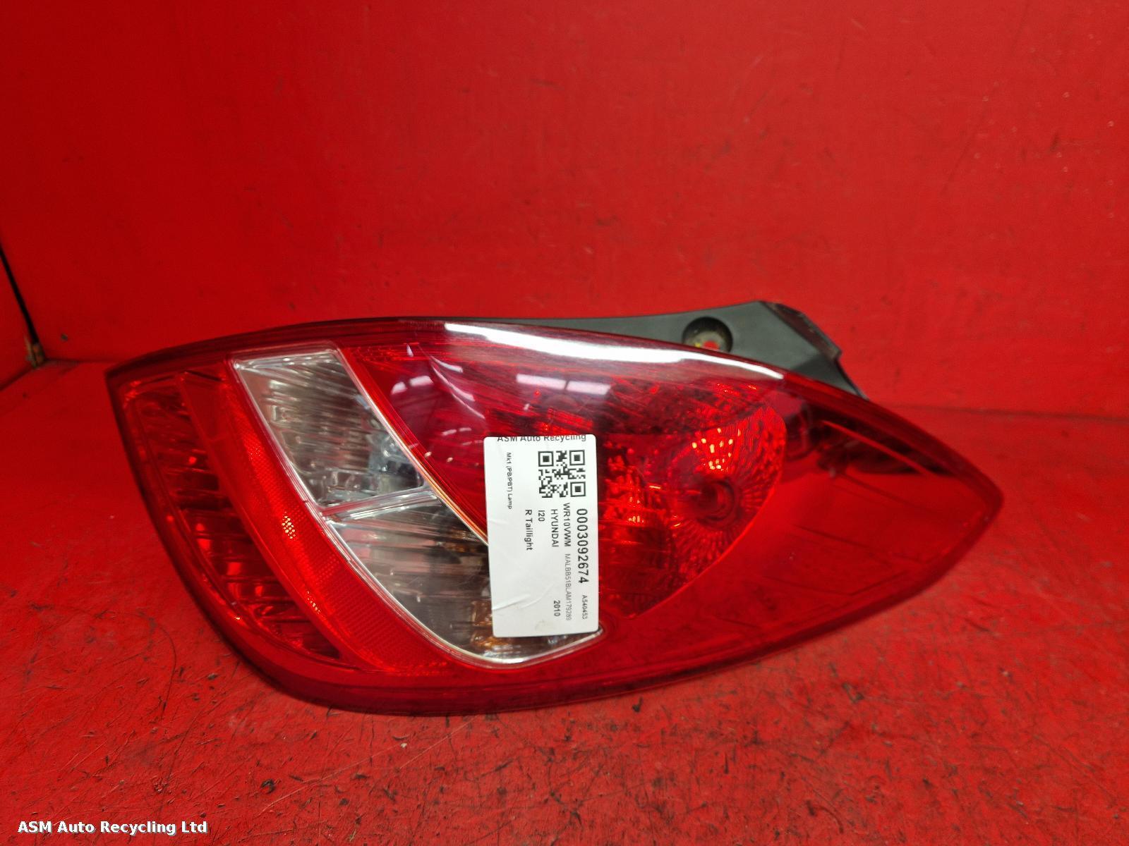 View Auto part R Taillight Hyundai I20 2010