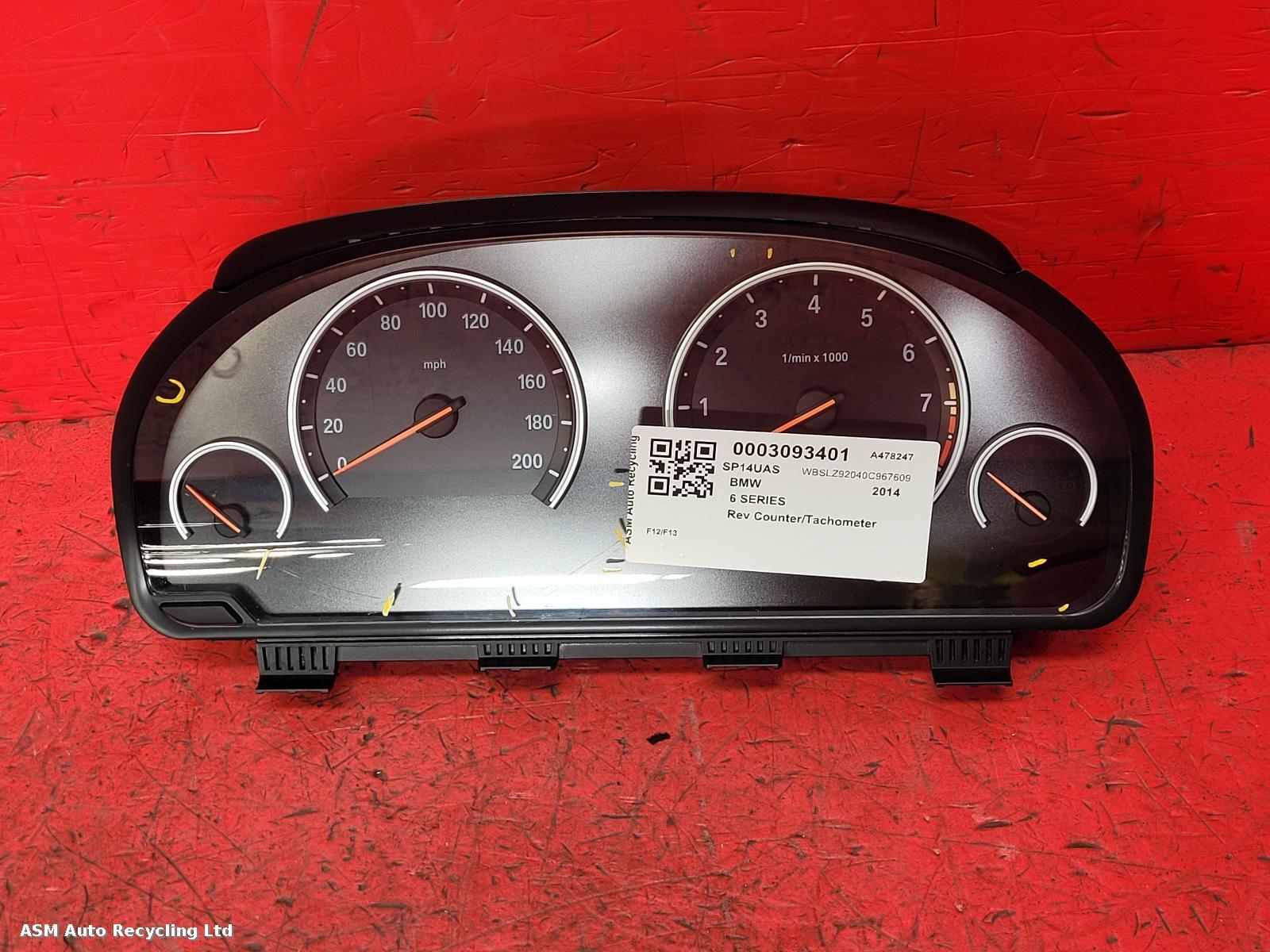 View Auto part Speedometer Bmw 6 Series 2014