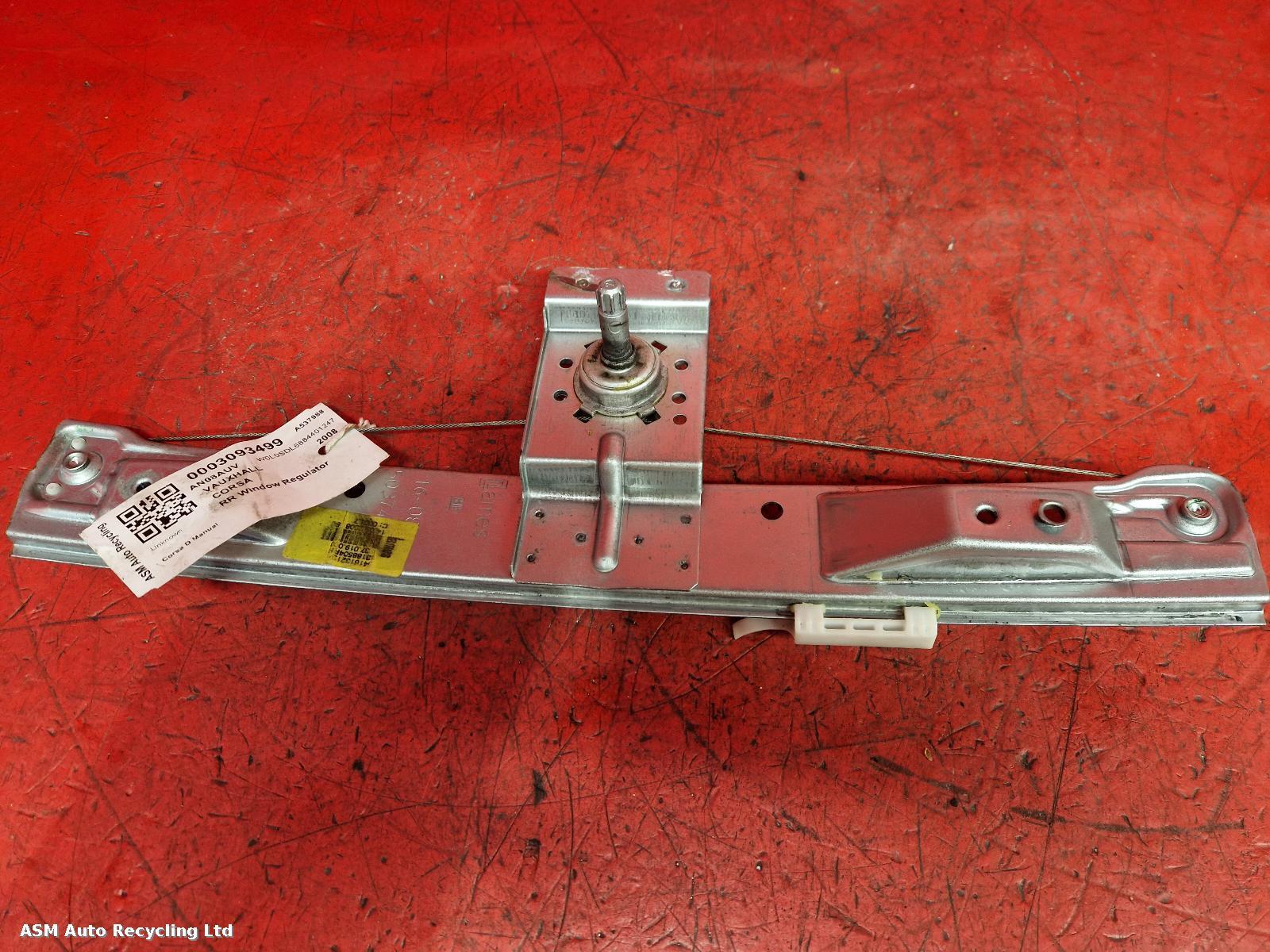 View Auto part RR Window Regulator Vauxhall Corsa 2008