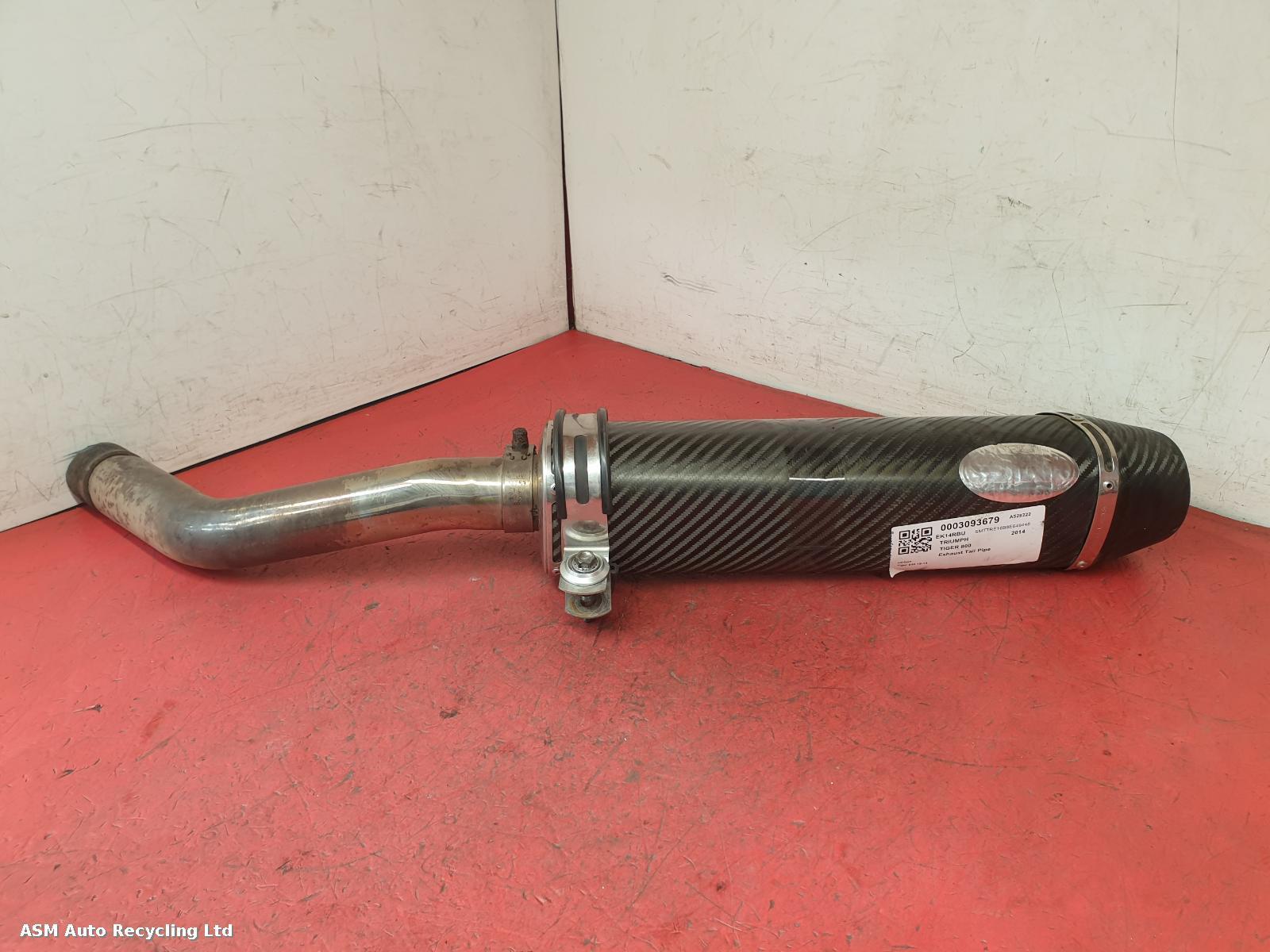 View Auto part Tail Pipe Triumph Tiger 800 2014