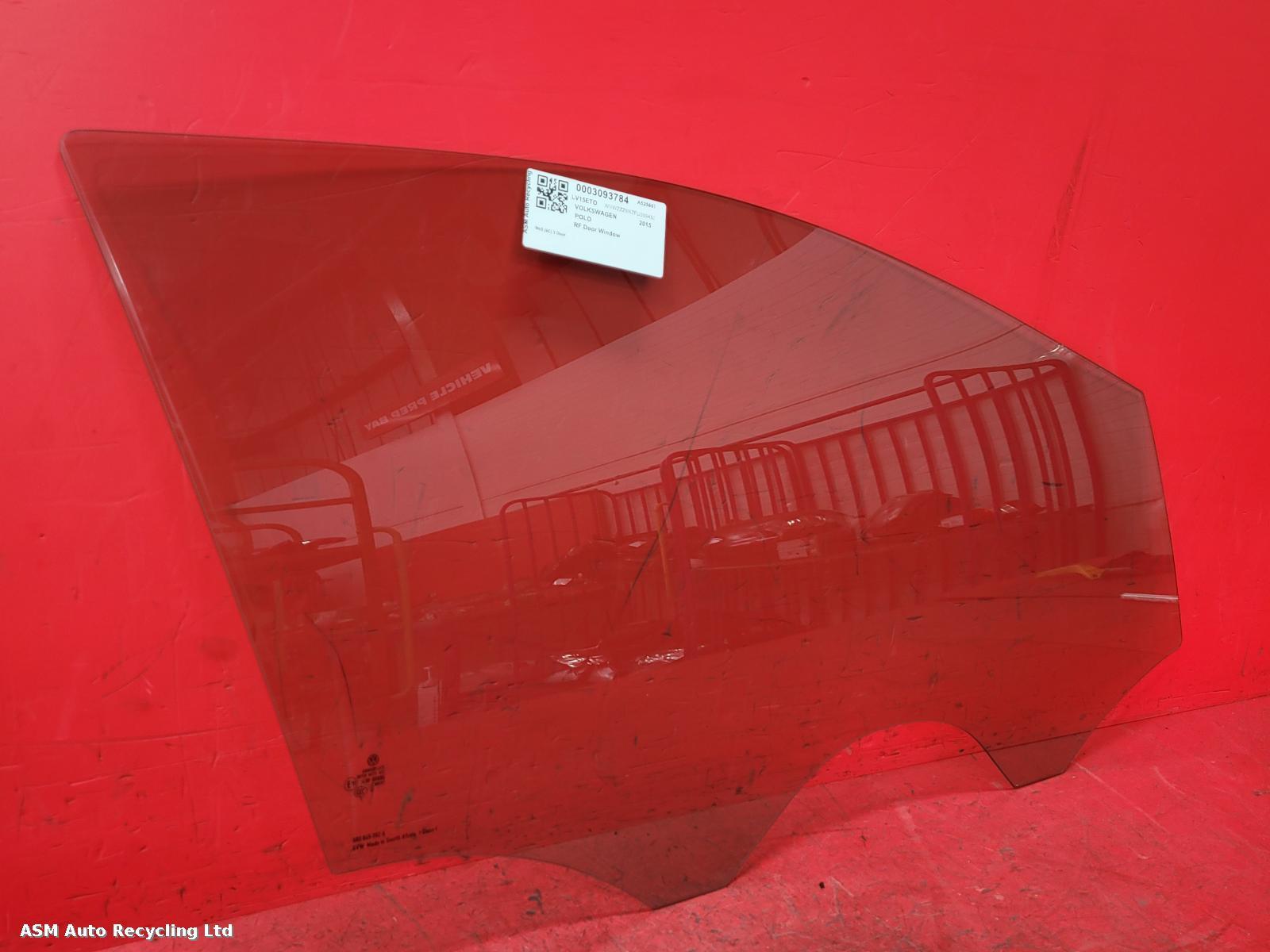 View Auto part RF Door Window Volkswagen Polo 2015