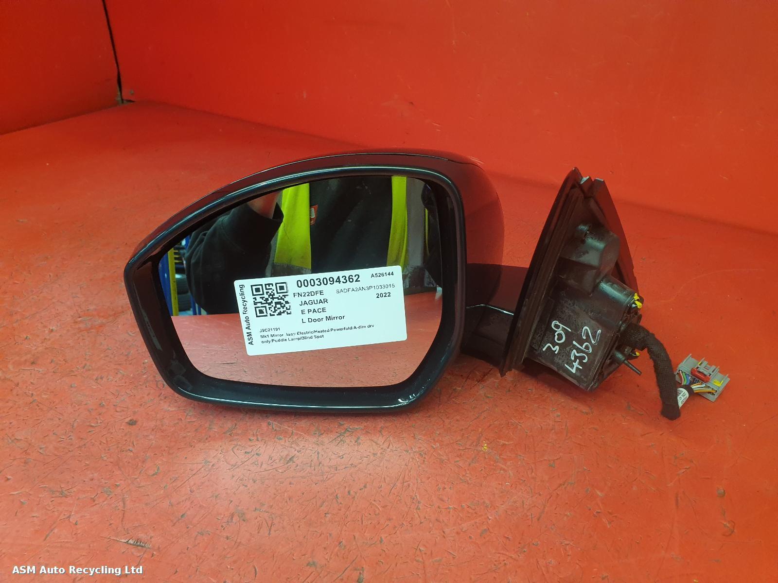 View Auto part L Door Mirror Jaguar E Pace 2022