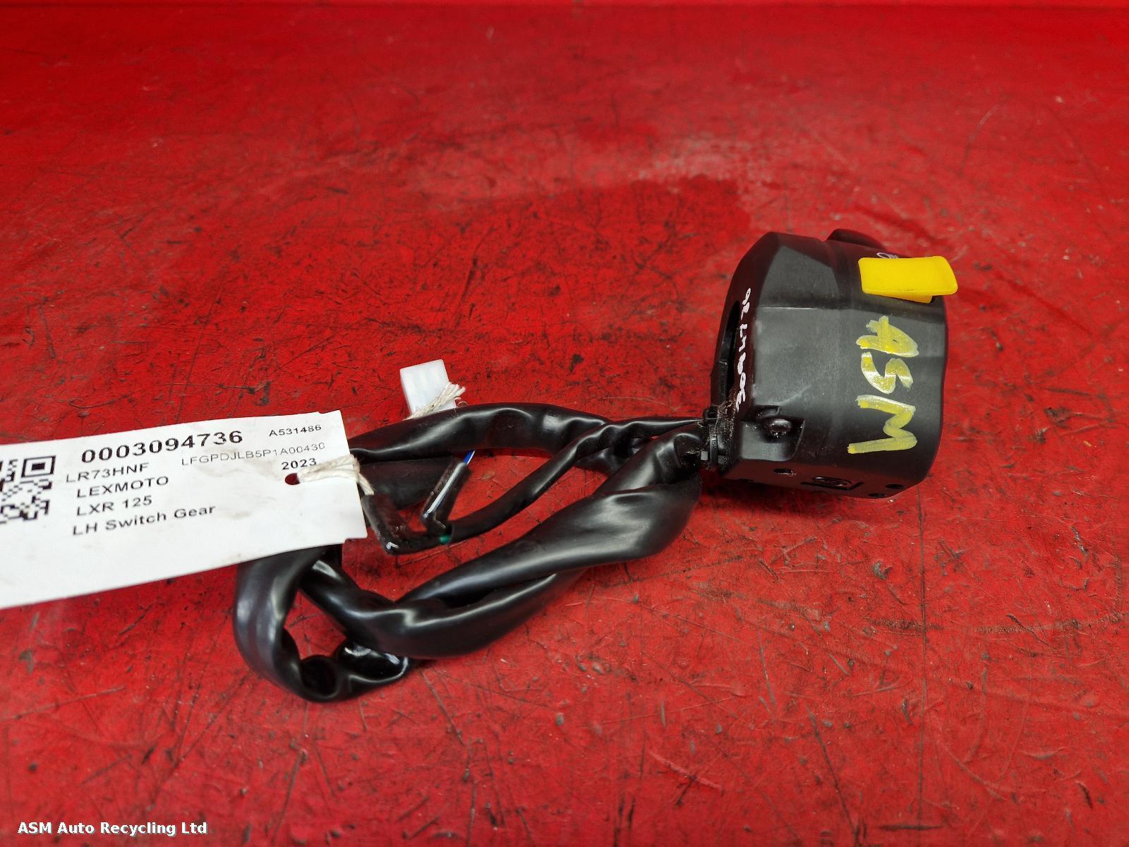 View Auto part LH Switch Gear Lexmoto Lxr 125 2023