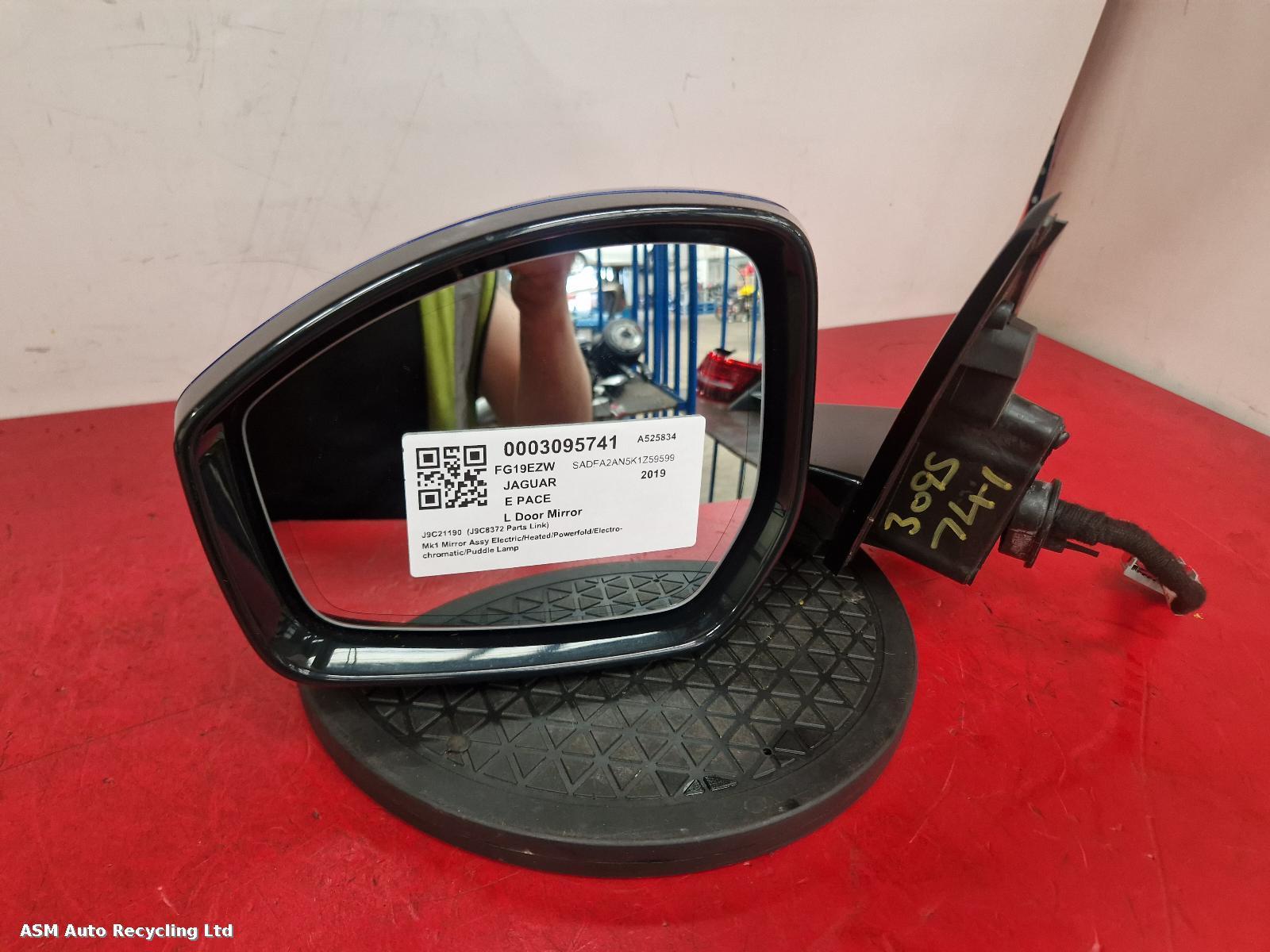 View Auto part L Door Mirror Jaguar E Pace 2019