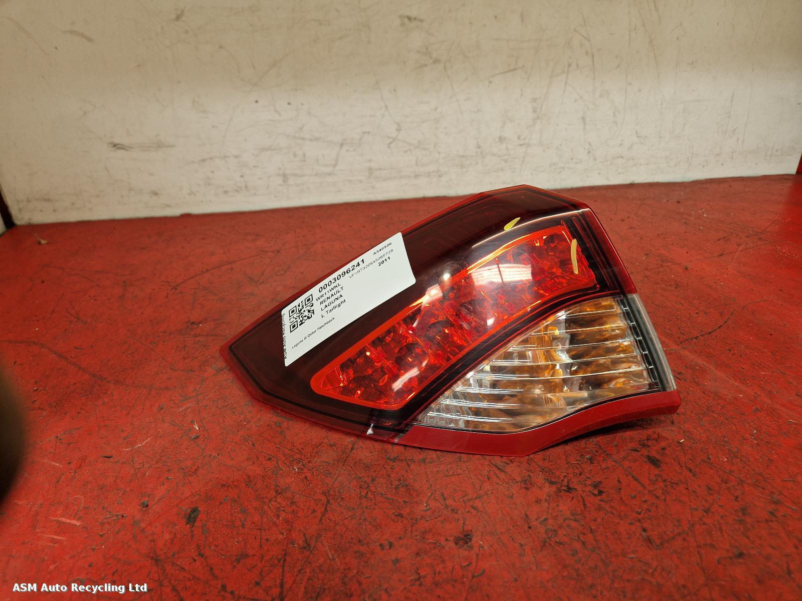 View Auto part L Taillight Renault Laguna 2011