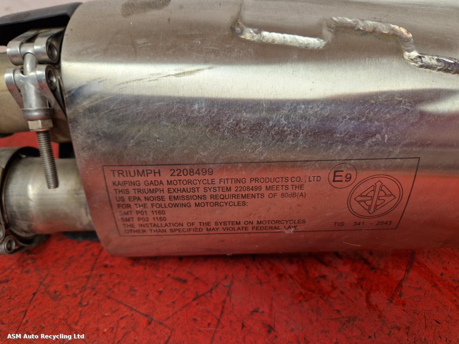 View Auto part Tail Pipe Triumph Speed Triple 1200 Rr 2023