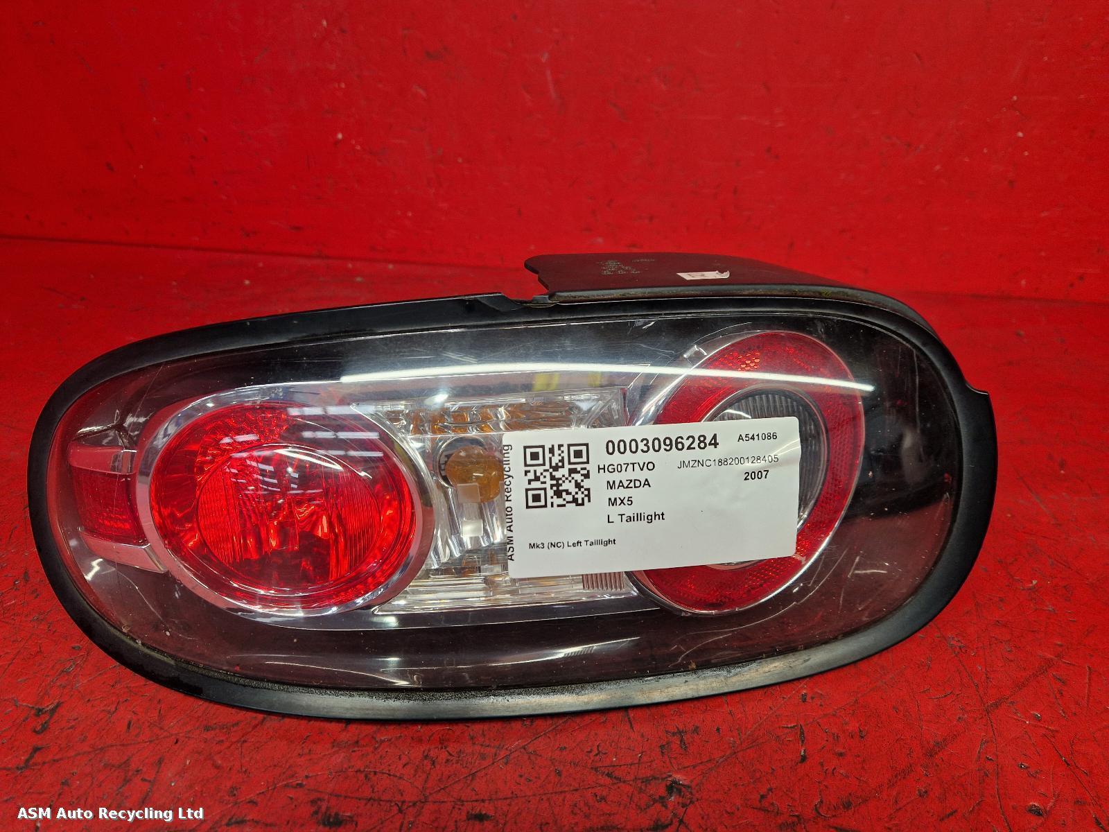 View Auto part L Taillight Mazda Mx5 2007