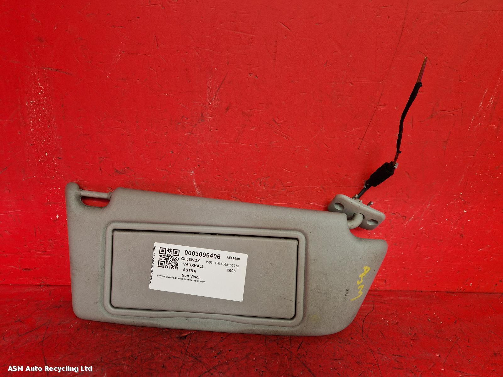 View Auto part Sun visor Vauxhall Astra 2006