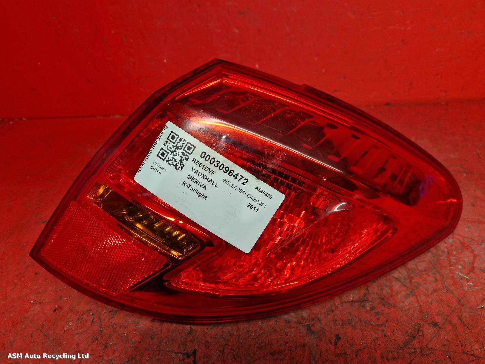 View Auto part R Taillight Vauxhall Meriva 2011