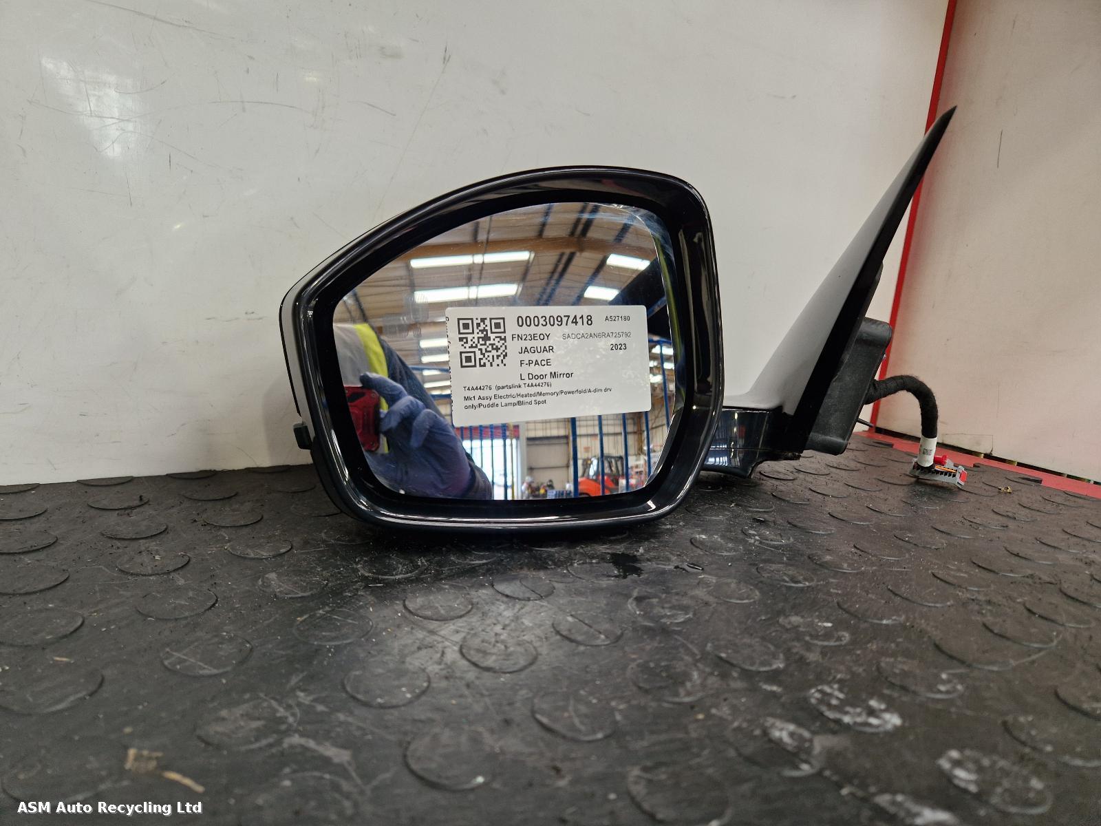 View Auto part L Door Mirror Jaguar F-pace 2023