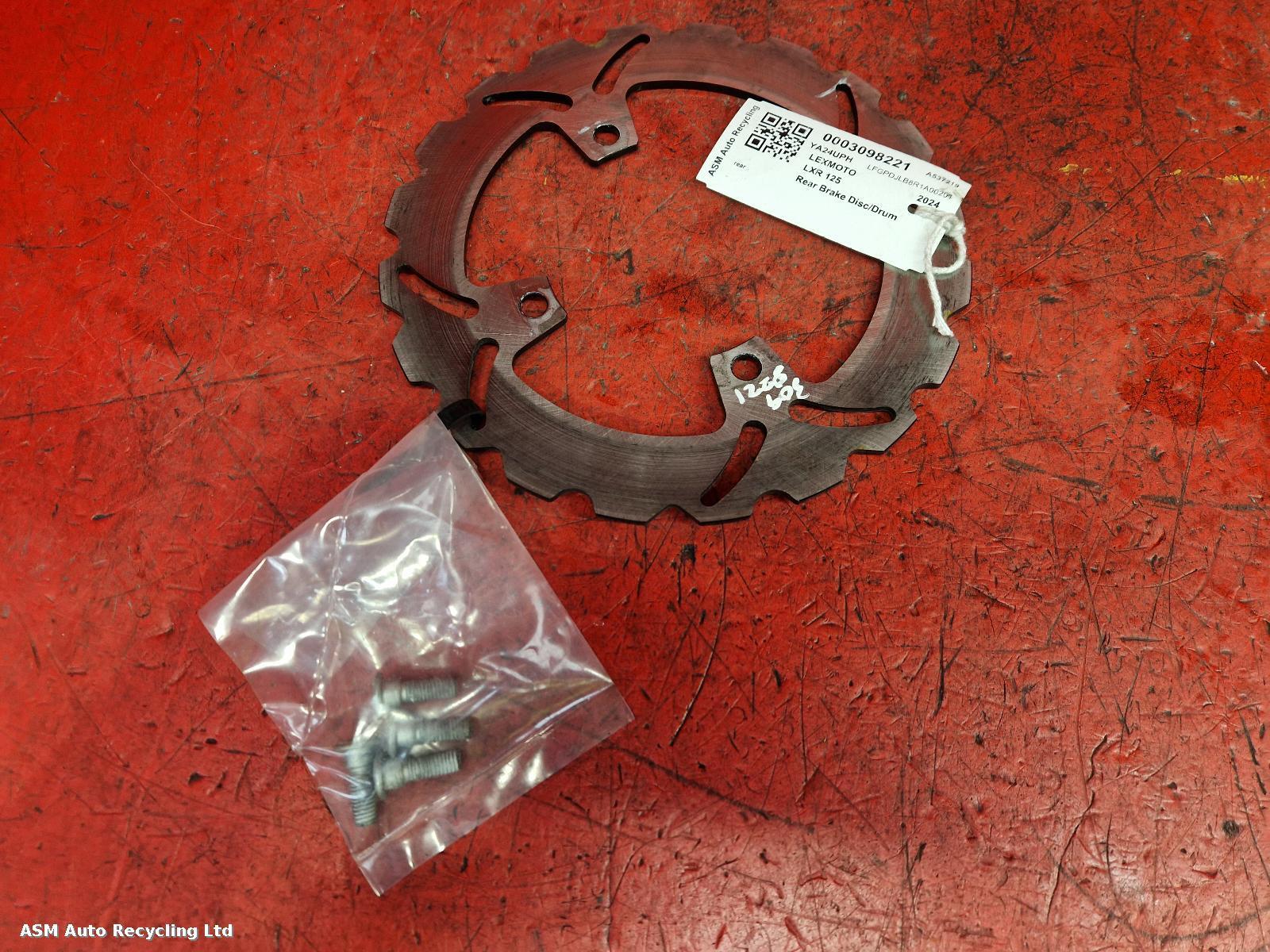 View Auto part Rear Brake Disc/Drum Lexmoto Lxr 125 2024