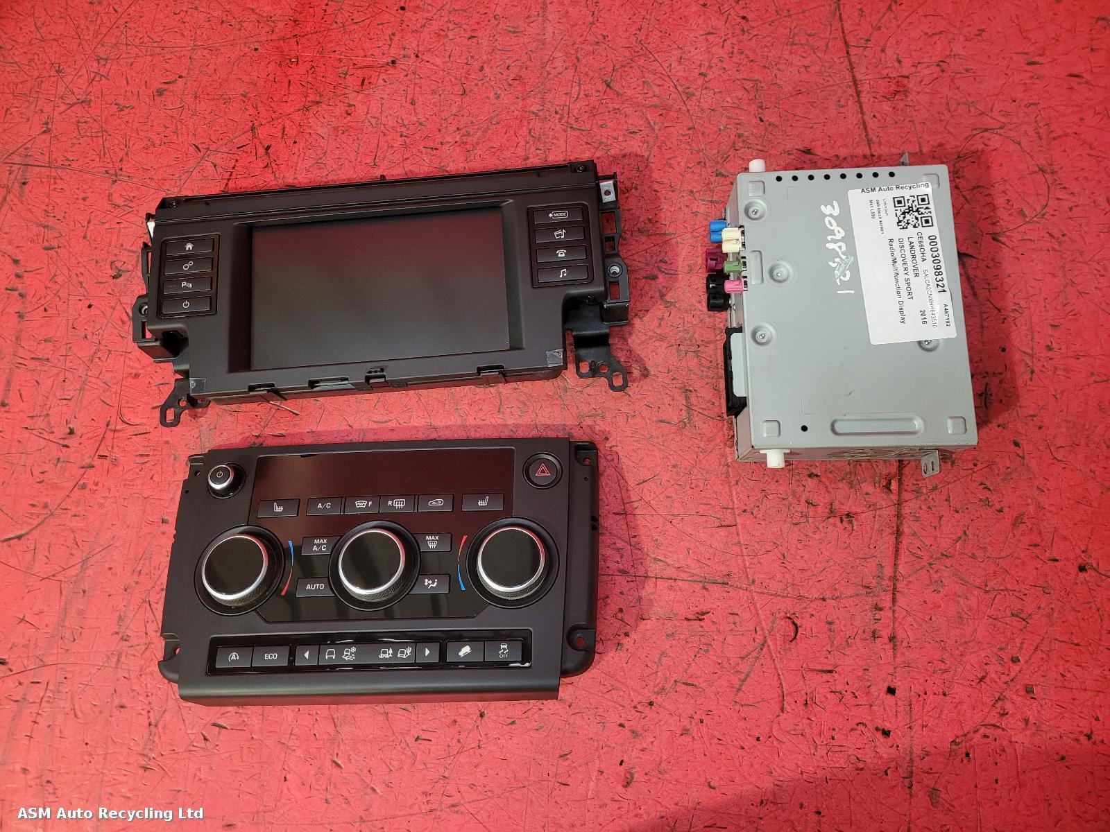 View Auto part Radio Display Land Rover Discovery Sport 2016