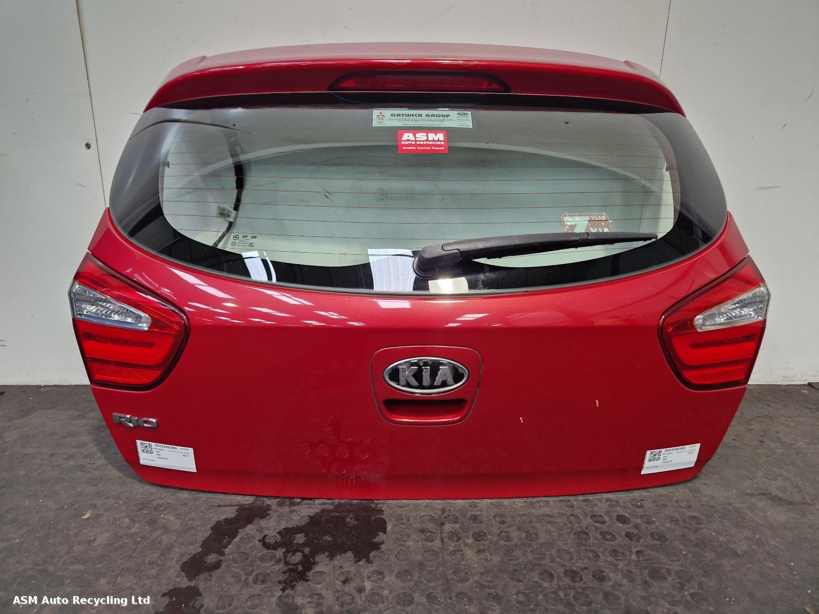 View Auto part Bootlid/Tailgate Kia Rio 2012