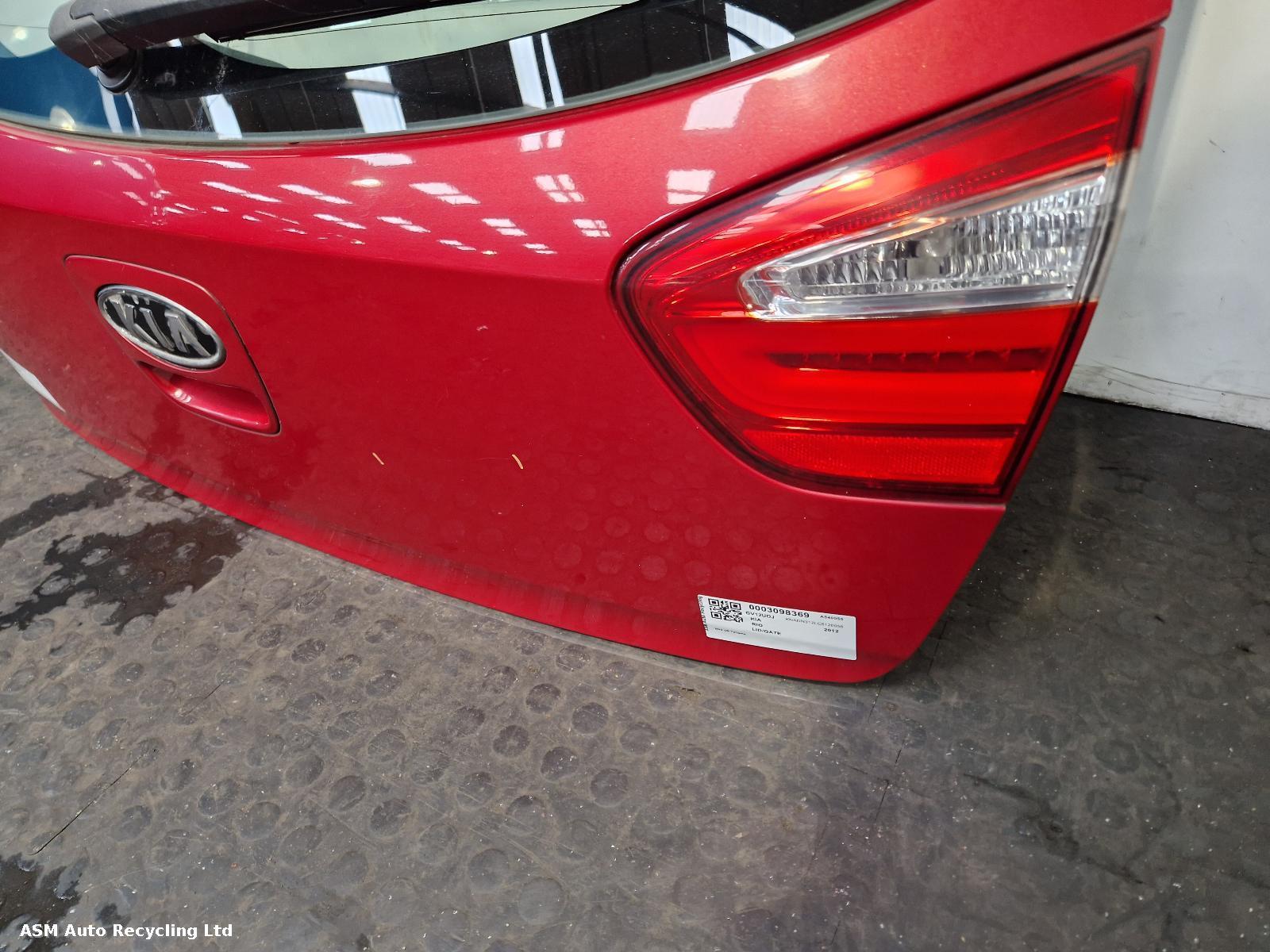 View Auto part Bootlid/Tailgate Kia Rio 2012