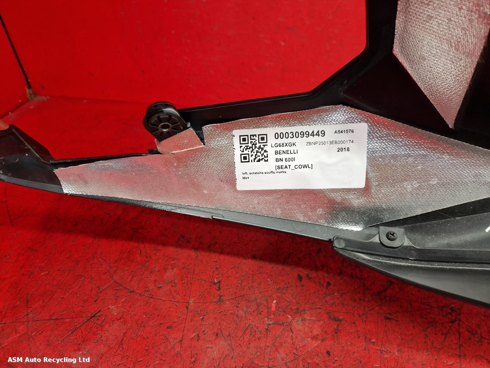 View Auto part Seat Cowl Benelli Bn 600i 2018